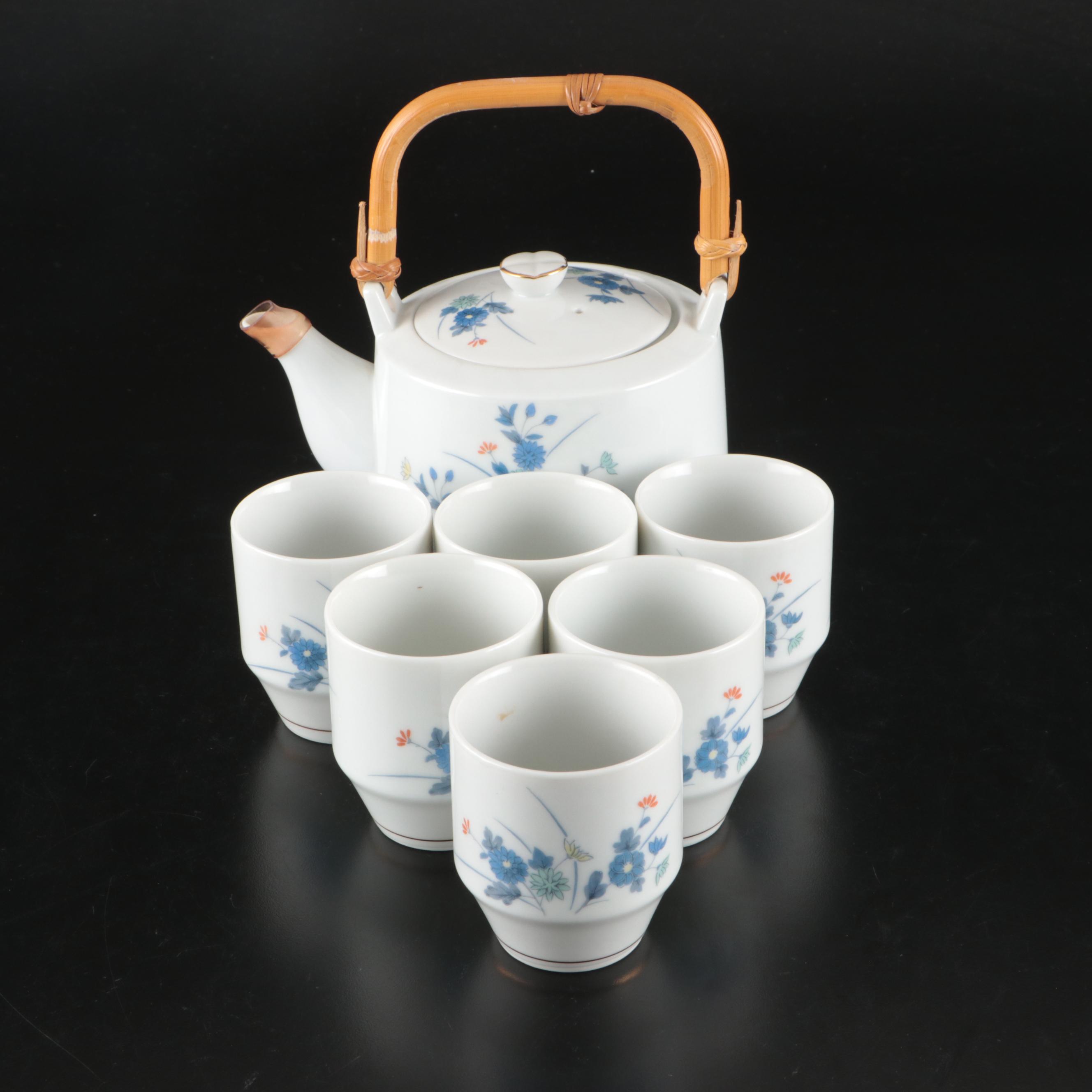 Japanese Porcelain Teapots and Cups