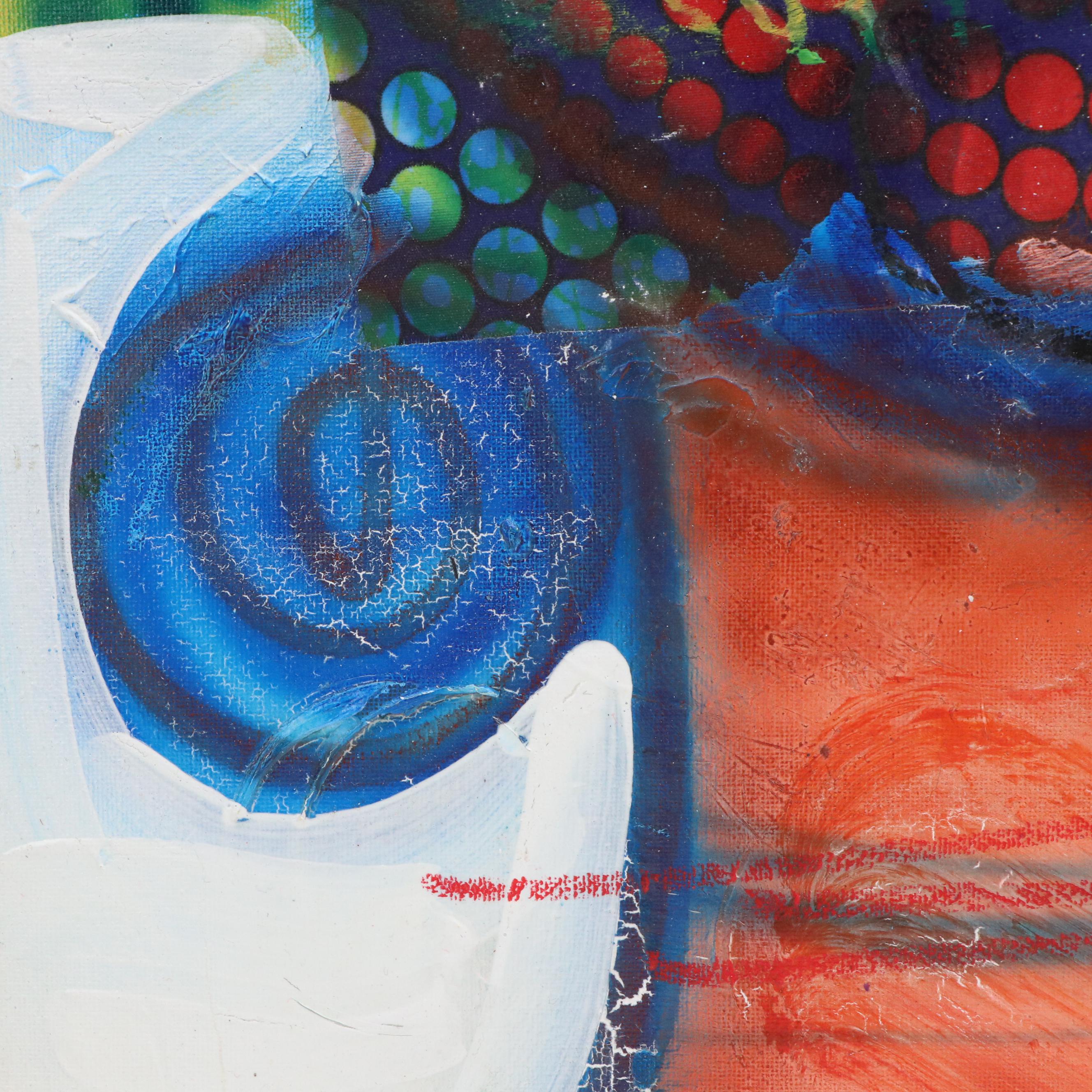 Abiola Idowu Stylized Portrait Collage "Summer Dress Code," 2023