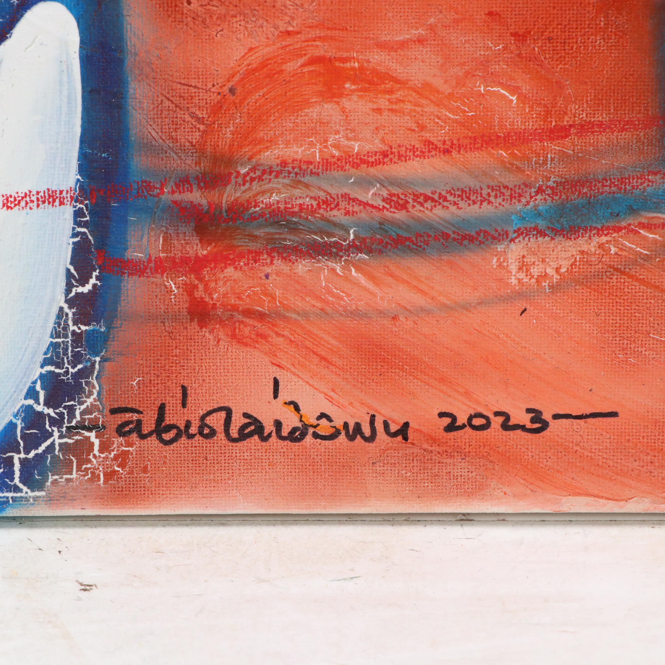 Abiola Idowu Stylized Portrait Collage "Summer Dress Code," 2023