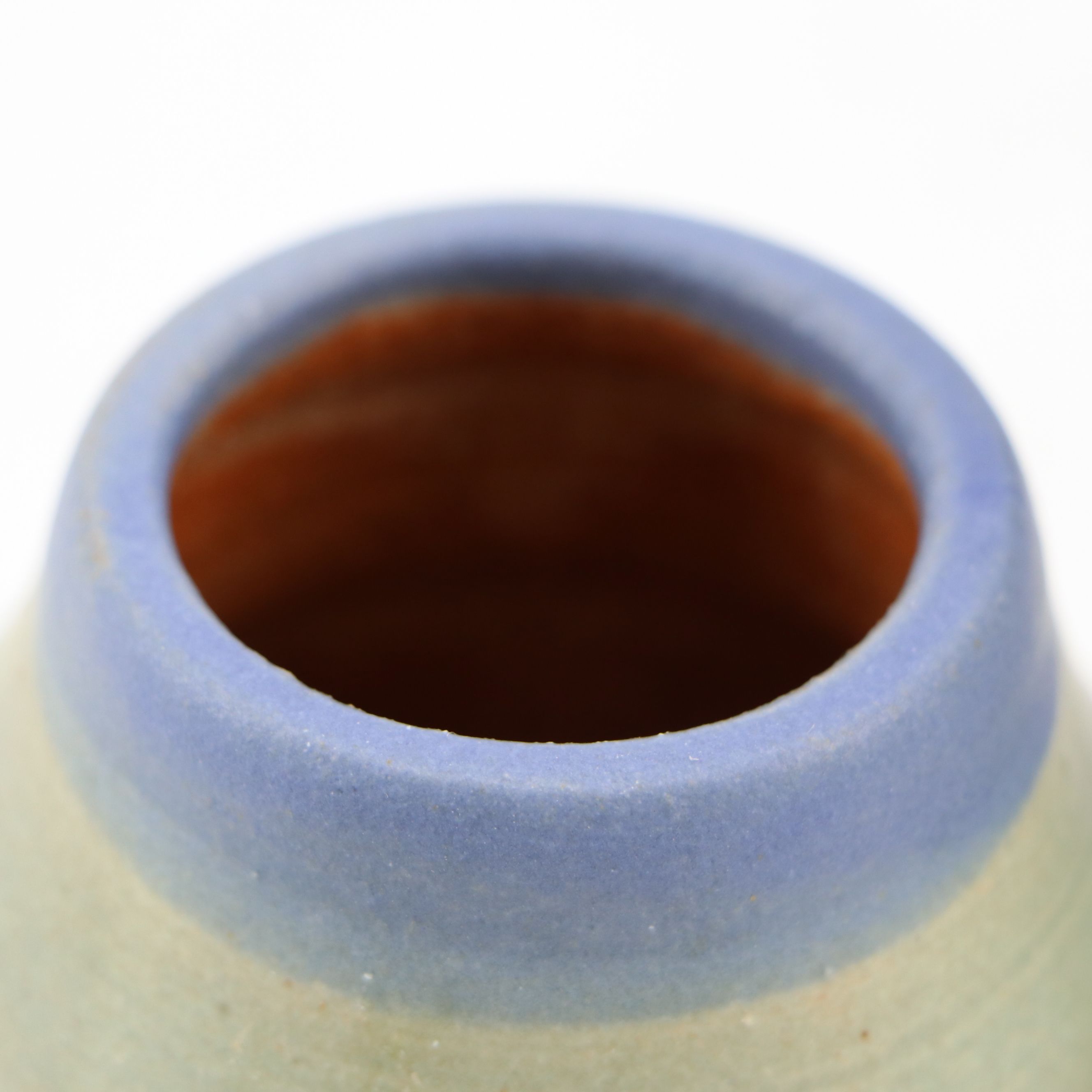 Dick Overman Handcrafted Ceramic Honey Pot and Bud Vase