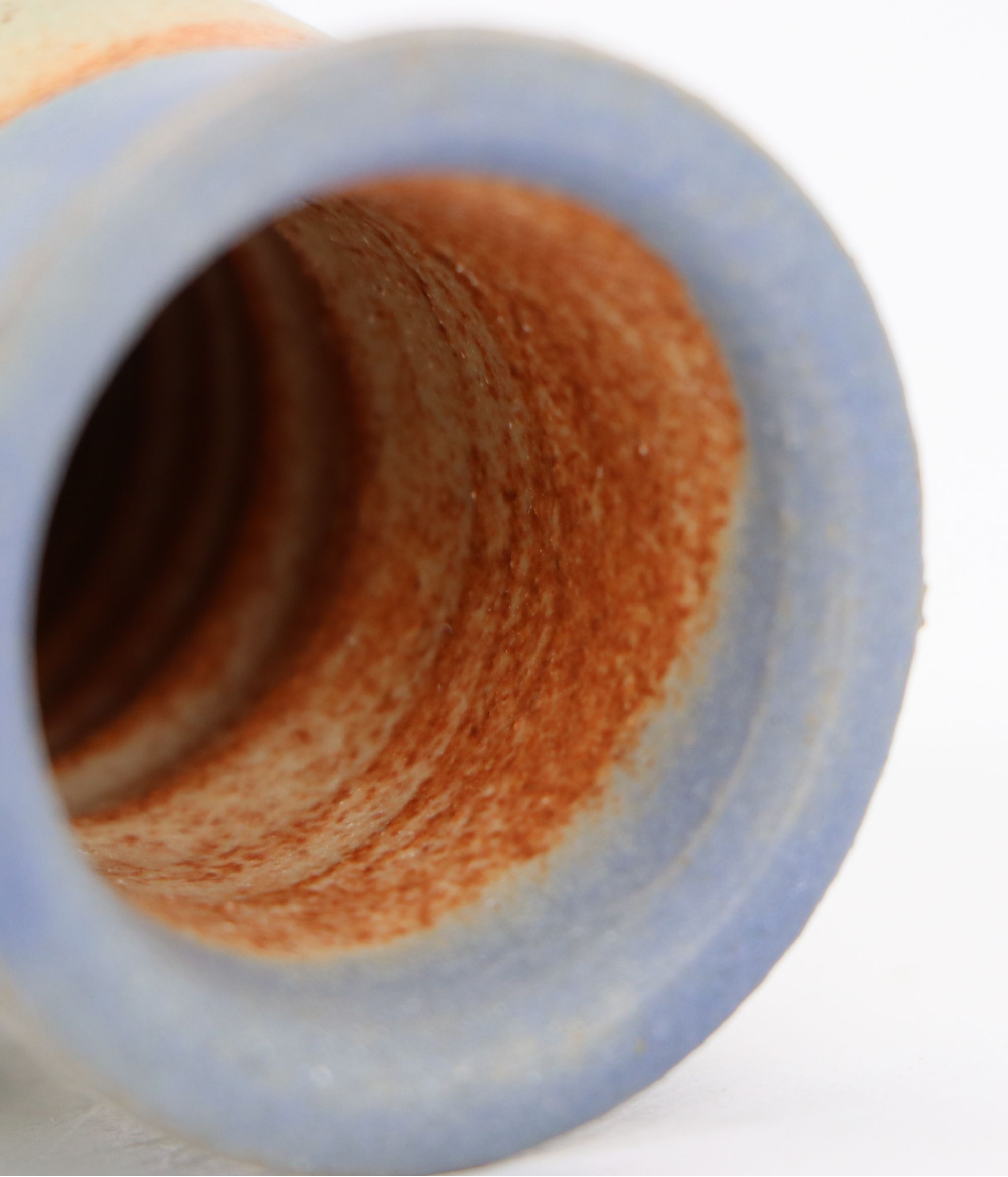 Dick Overman Handcrafted Ceramic Honey Pot and Bud Vase