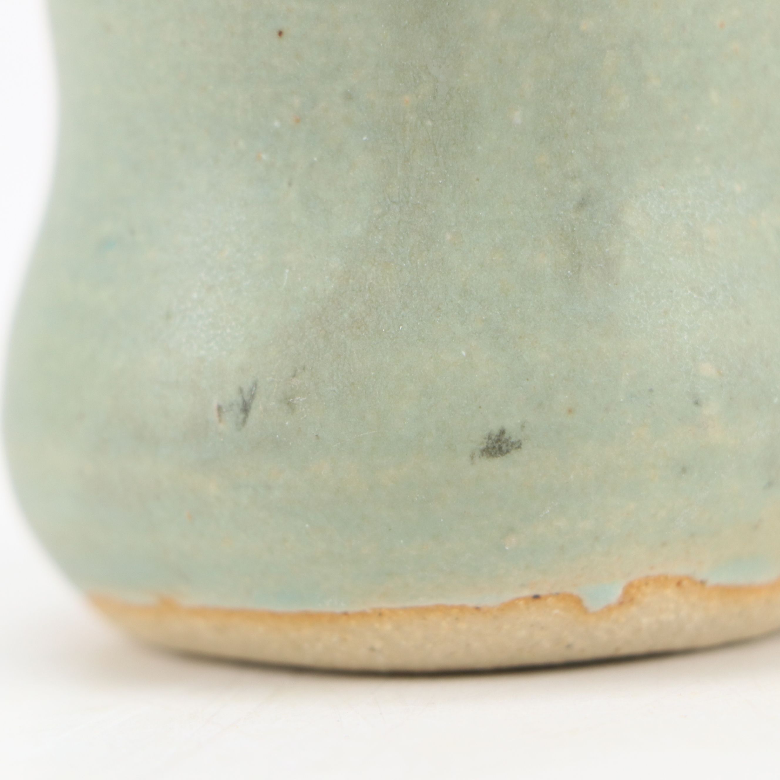 Dick Overman Handcrafted Ceramic Honey Pot and Bud Vase