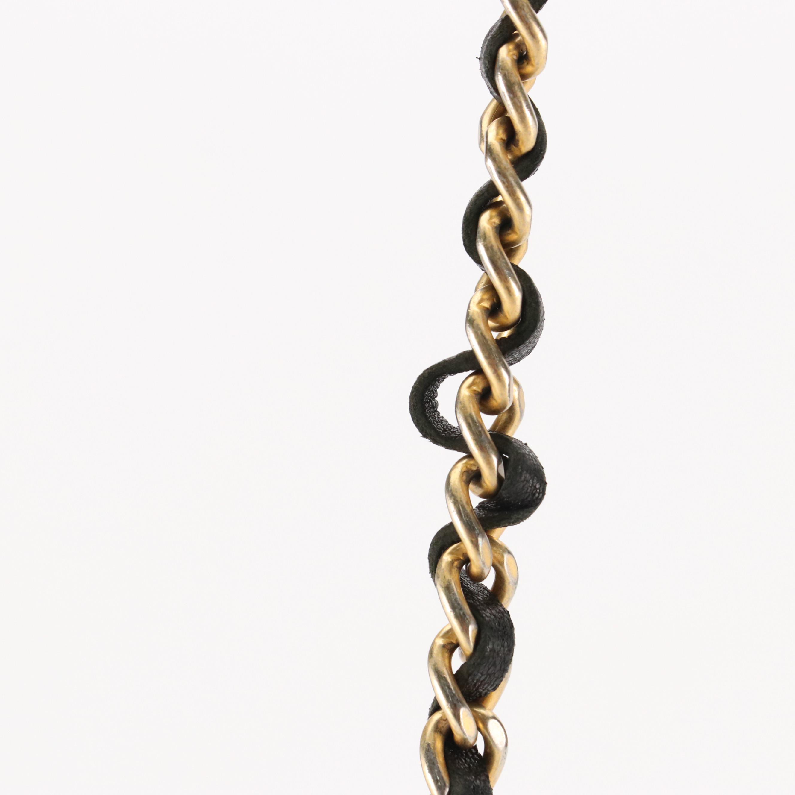 Chanel Zip-Around Chain Strap Camera Bag in Black Diagonal Quilted Leather