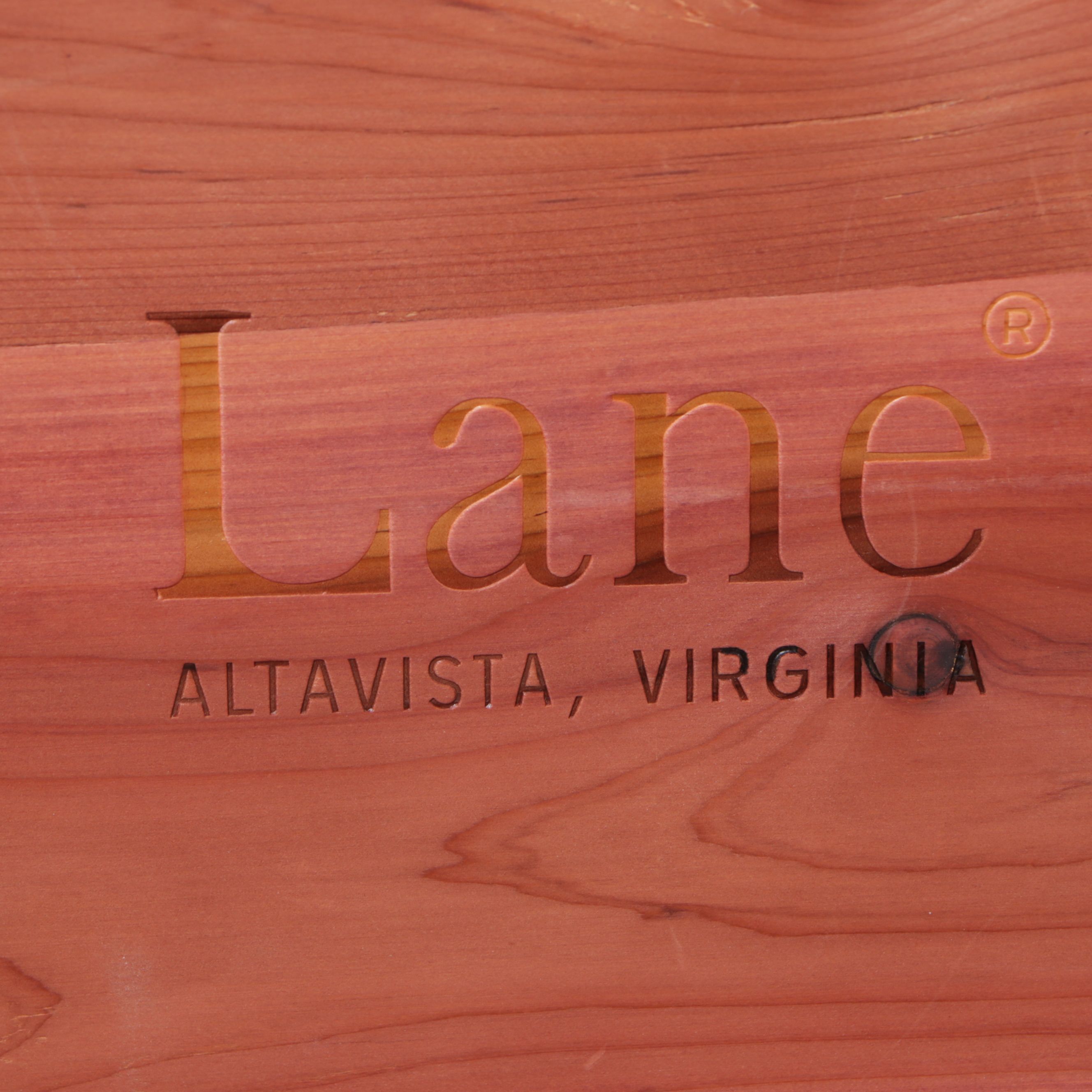 Lane Mid Century Modern Walnut Blanket Chest with Cedar Lining