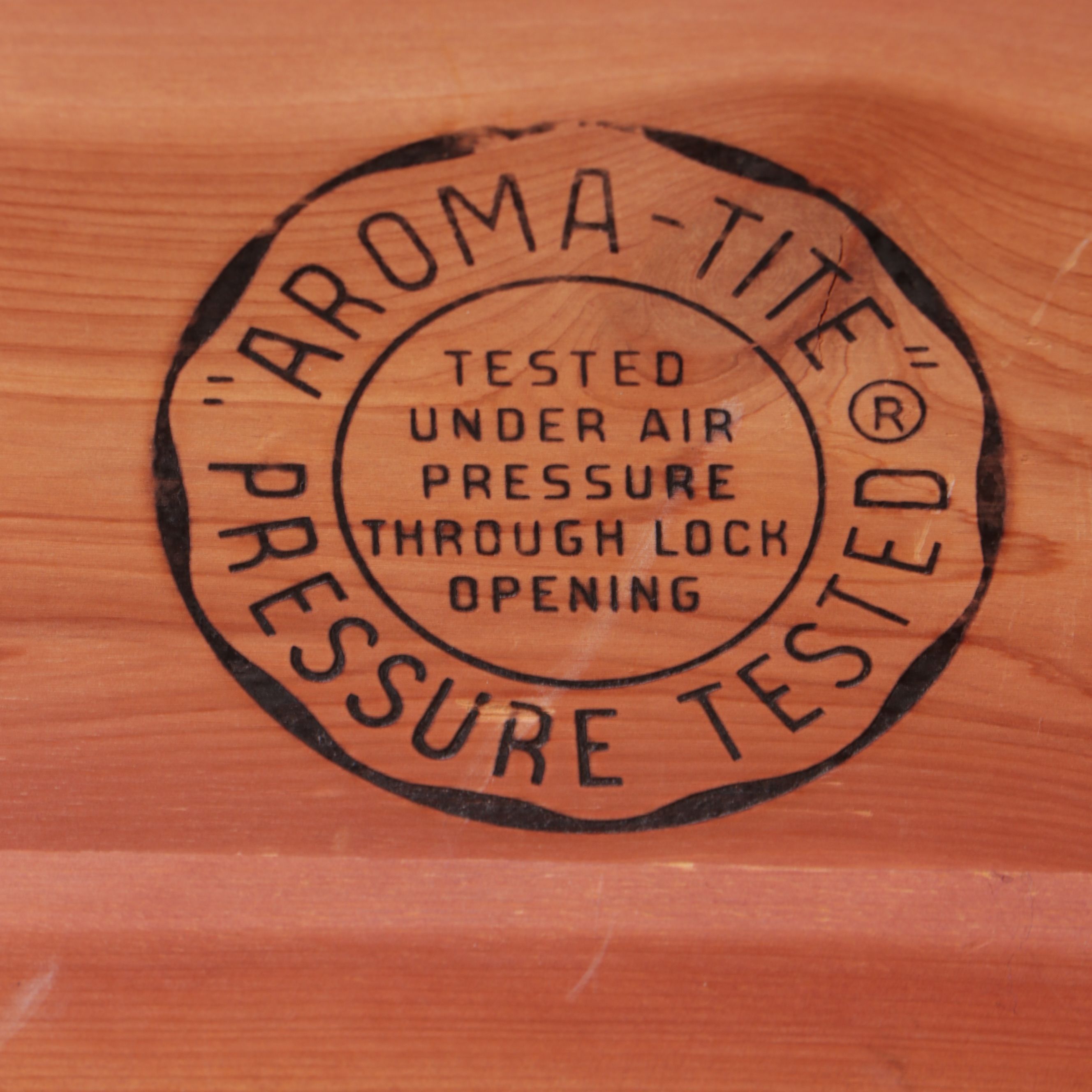 Lane Mid Century Modern Walnut Blanket Chest with Cedar Lining