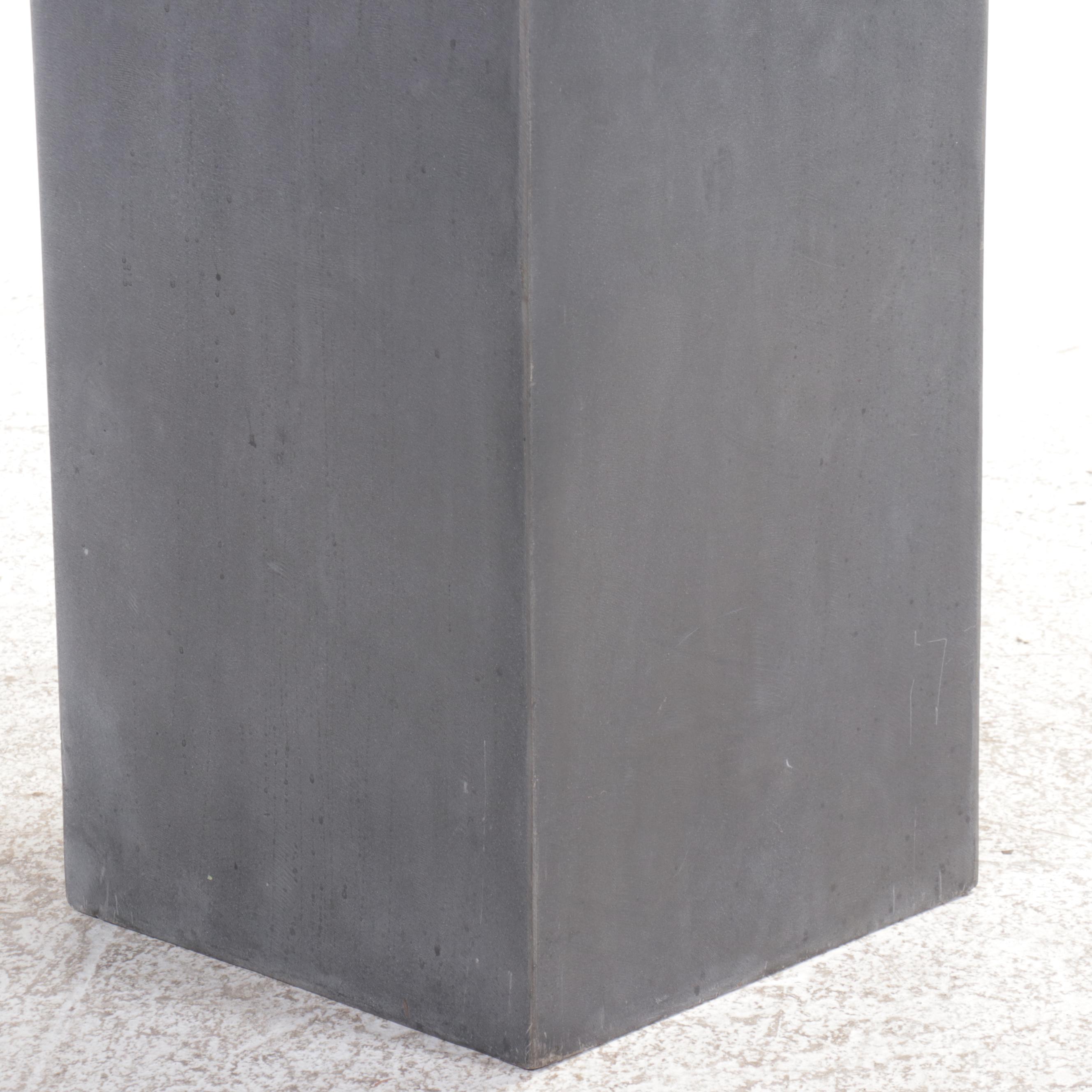 Modernist Style Pedestal Planter Box