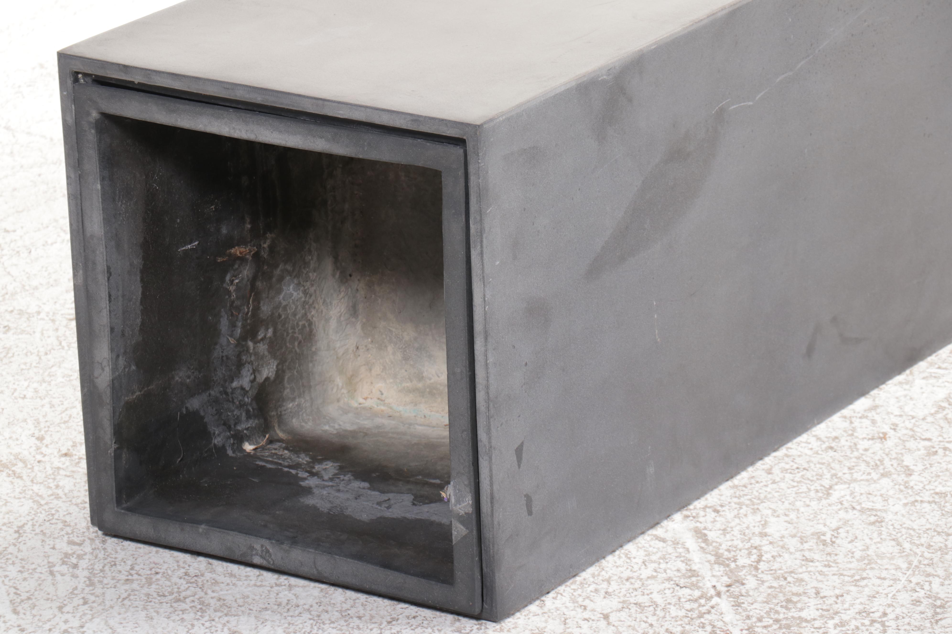 Modernist Style Pedestal Planter Box