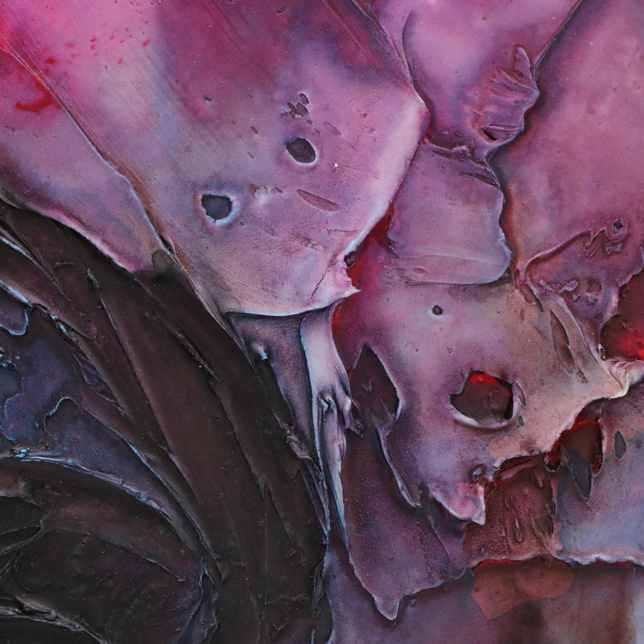 Abiola Idowu Stylized Mixed Media Portrait "Ore-Ofe (Grace)," 2024