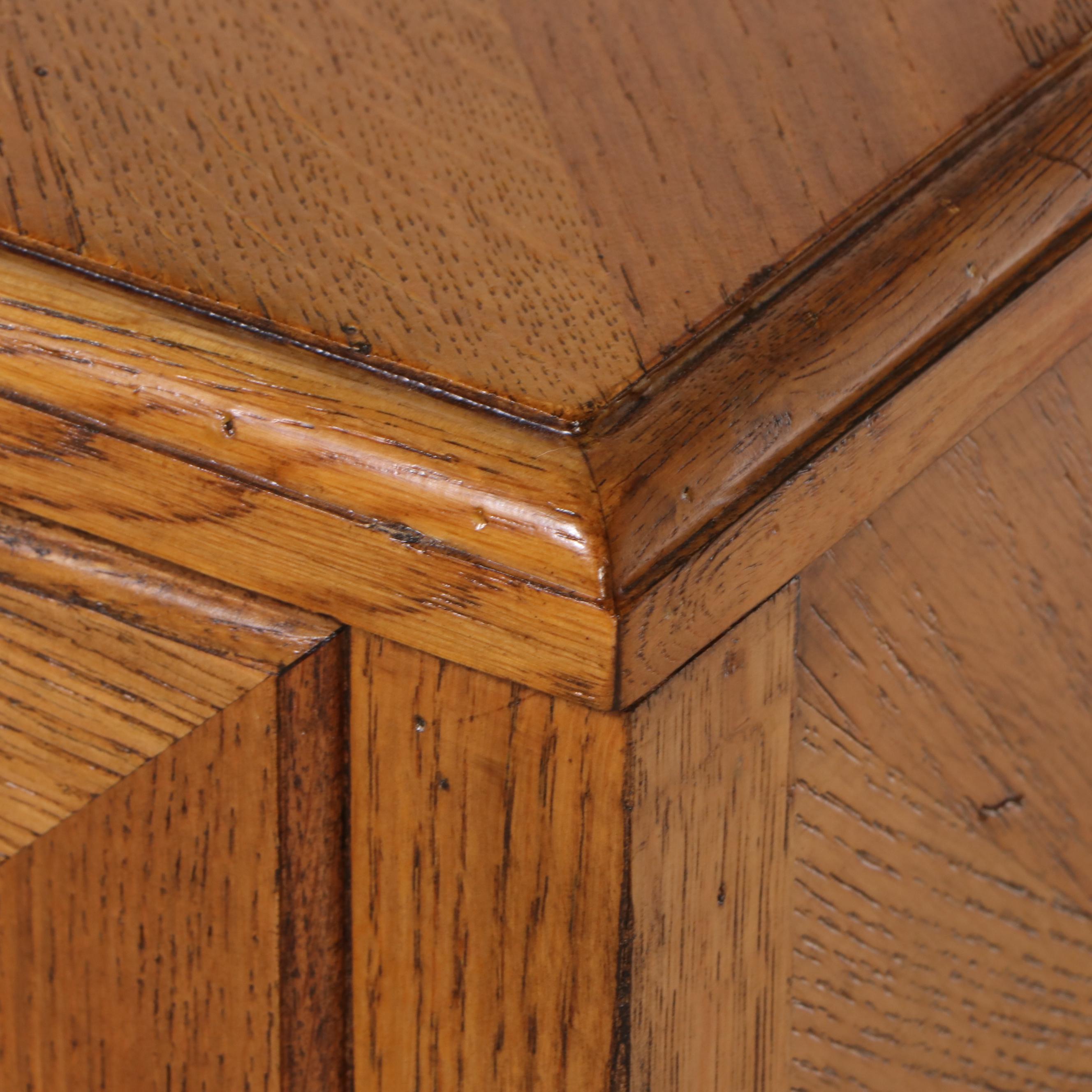 Theodore Alexander Mid Century Modern Style Oak Credenza