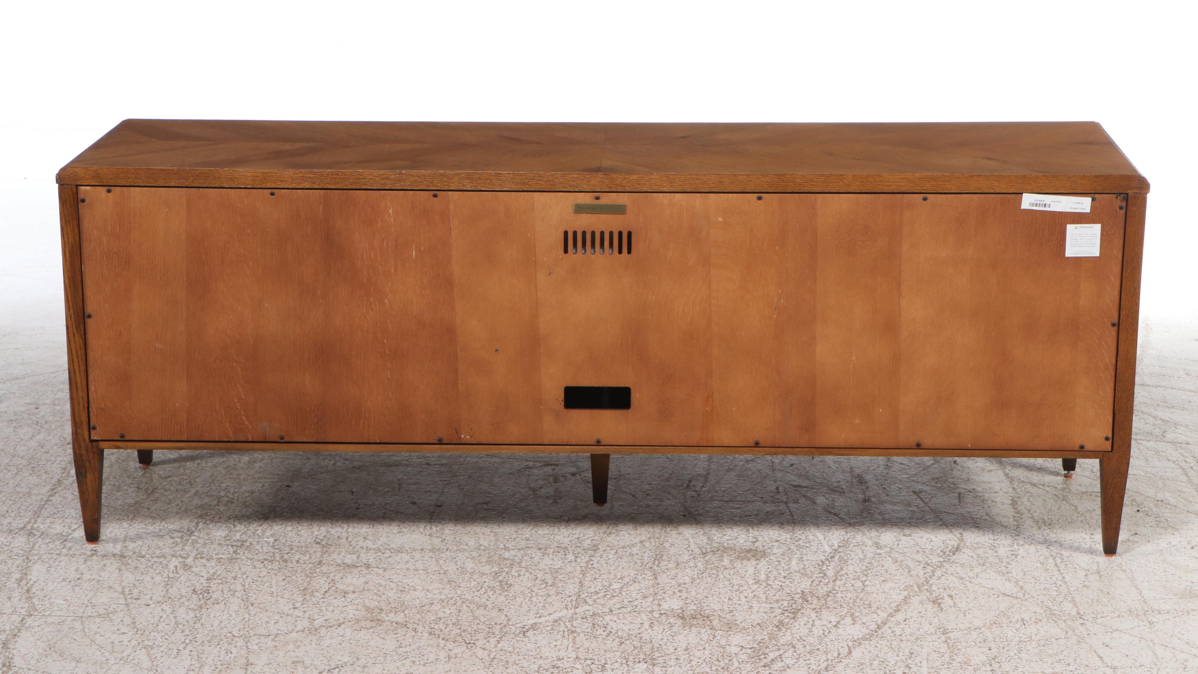 Theodore Alexander Mid Century Modern Style Oak Credenza