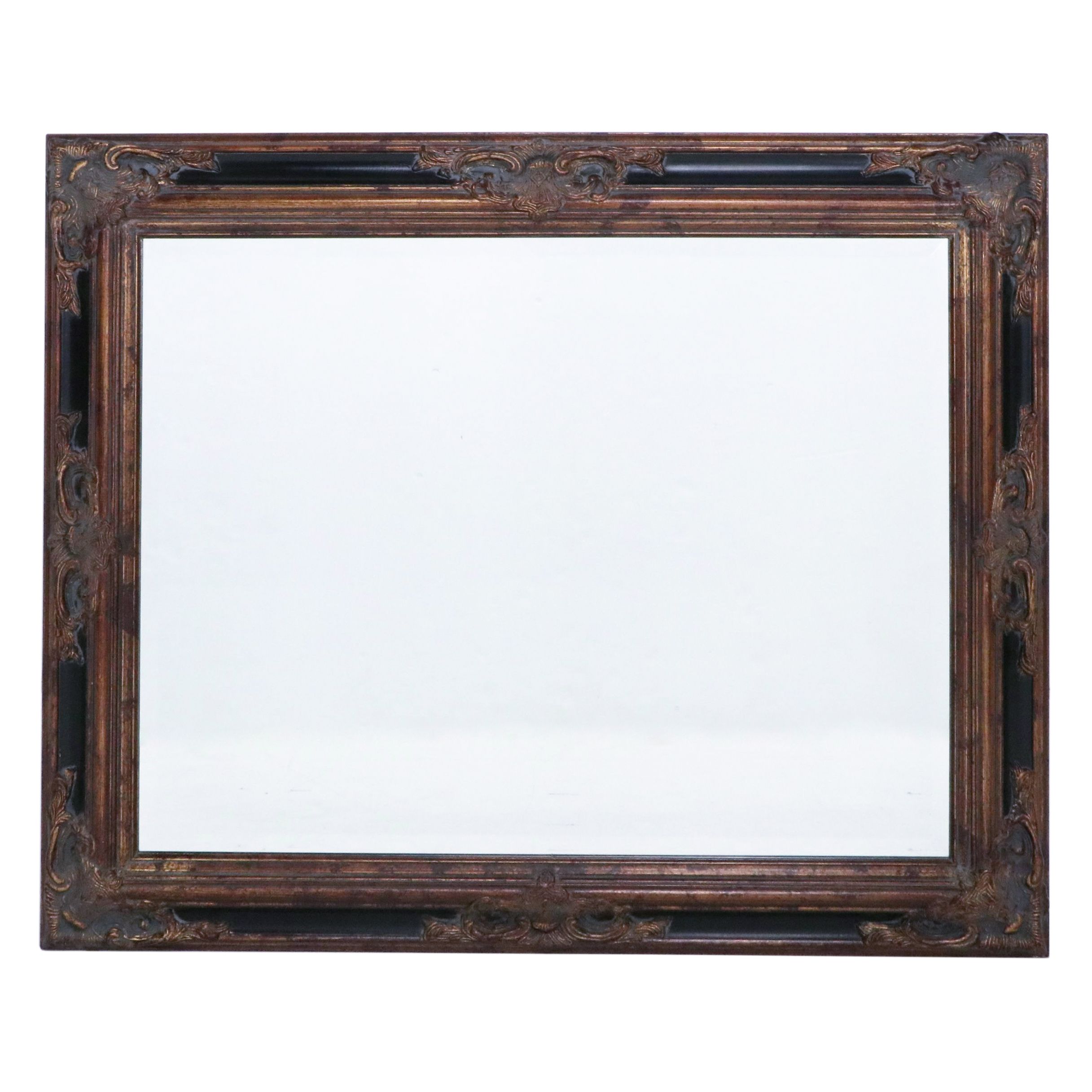 La Pastiche Excalibur Gold Burnished Framed Wall Mirror