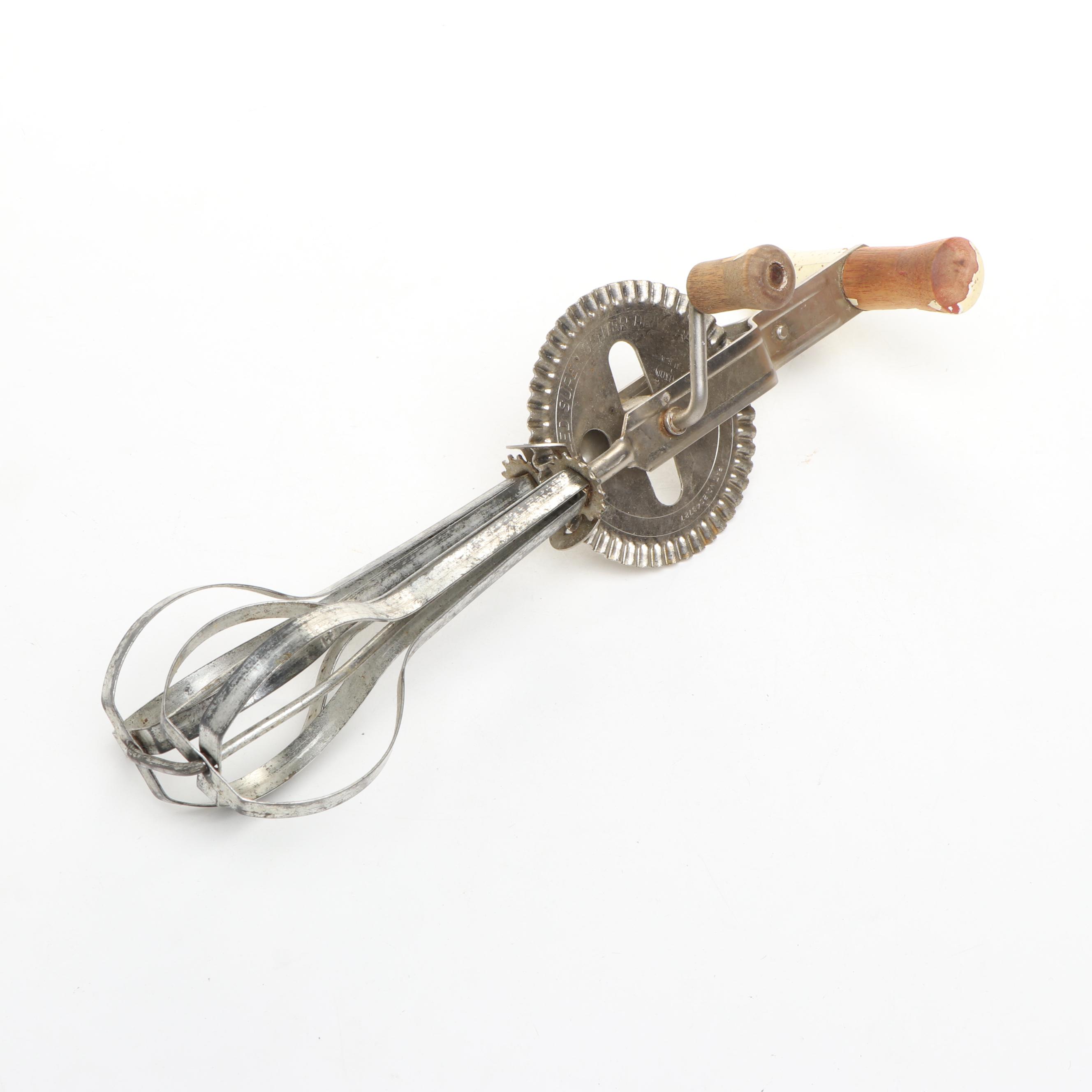 Cross Creek and Other Ceramic Vases with Ecko Egg Beater