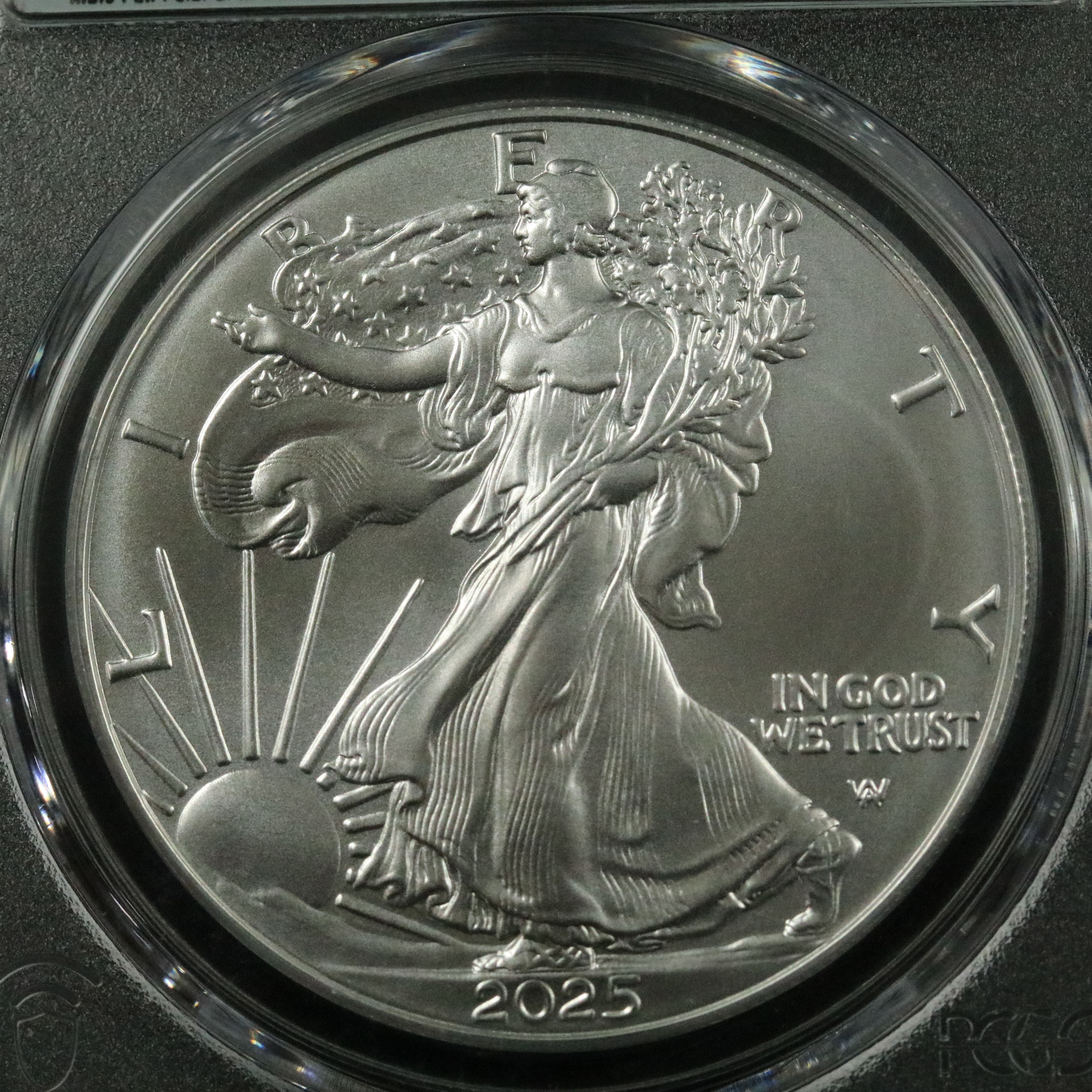 PCGS Graded MS70 2025 $1 American Silver Eagle