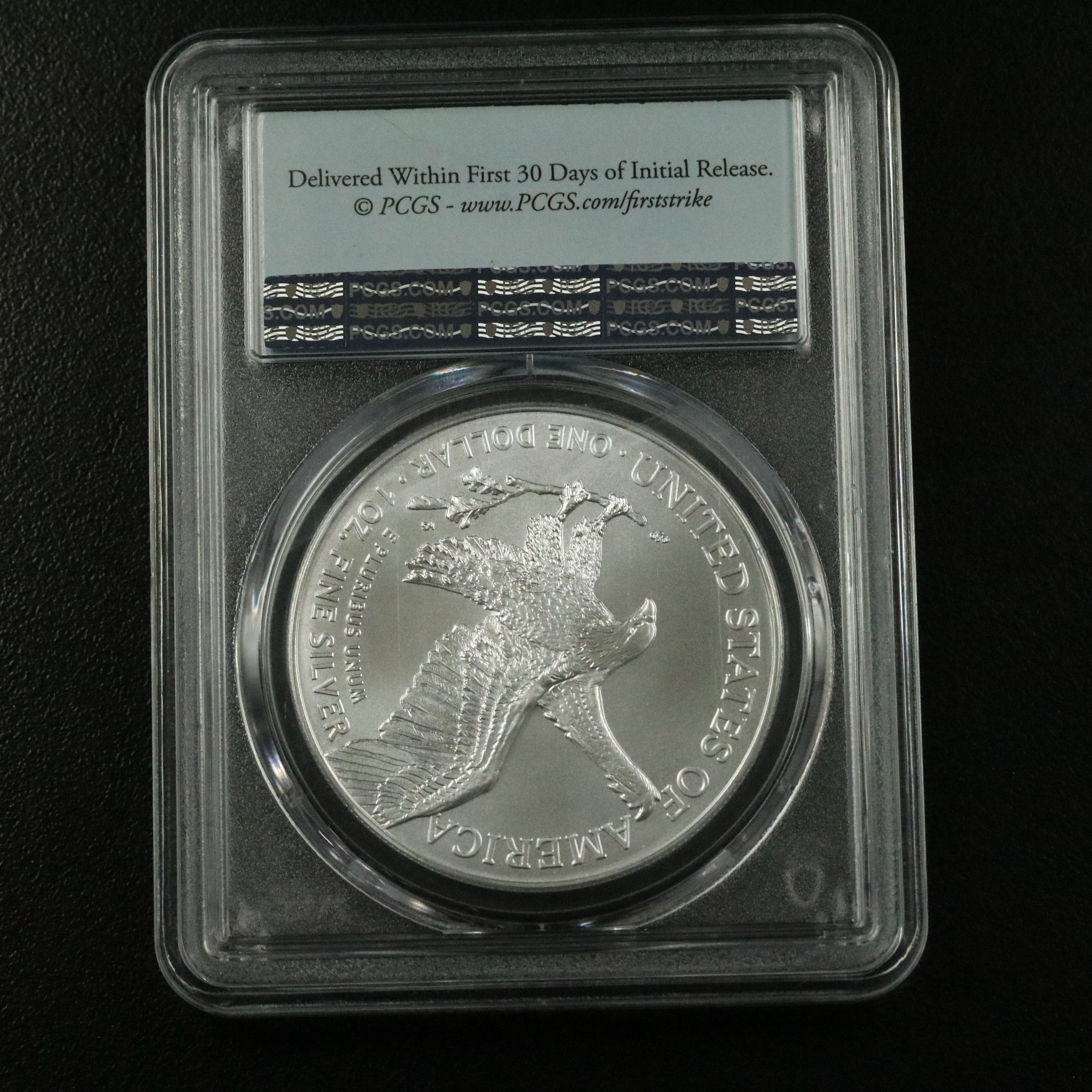 PCGS Graded MS70 2025 $1 American Silver Eagle