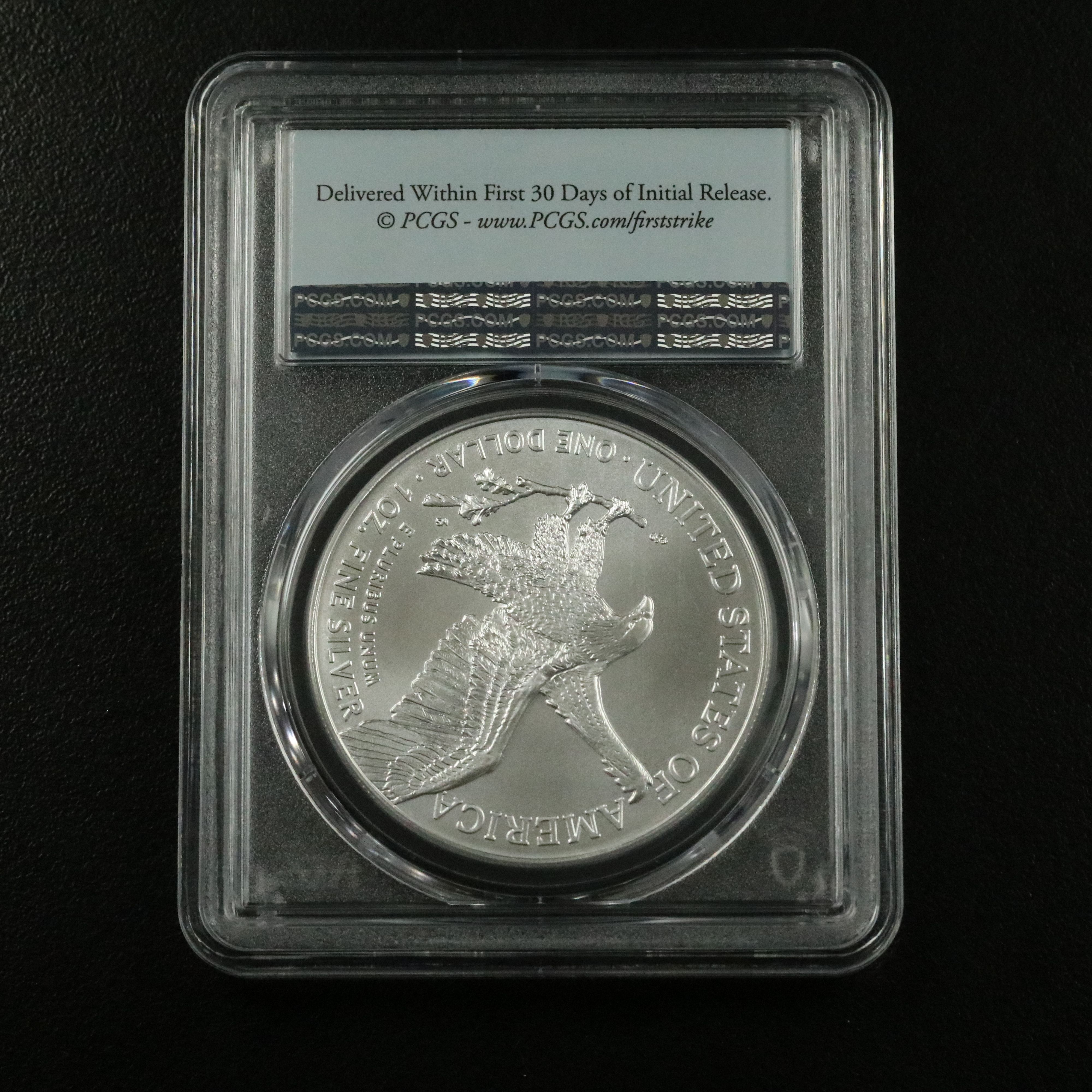 PCGS Graded MS70 2025 $1 American Silver Eagle
