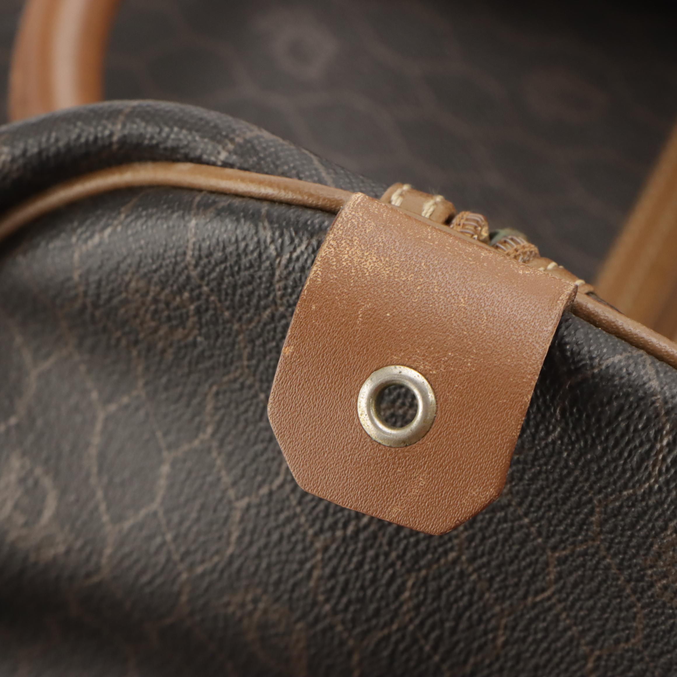 Christian Dior Small Travel Duffle in Logo Honeycomb Coated Canvas