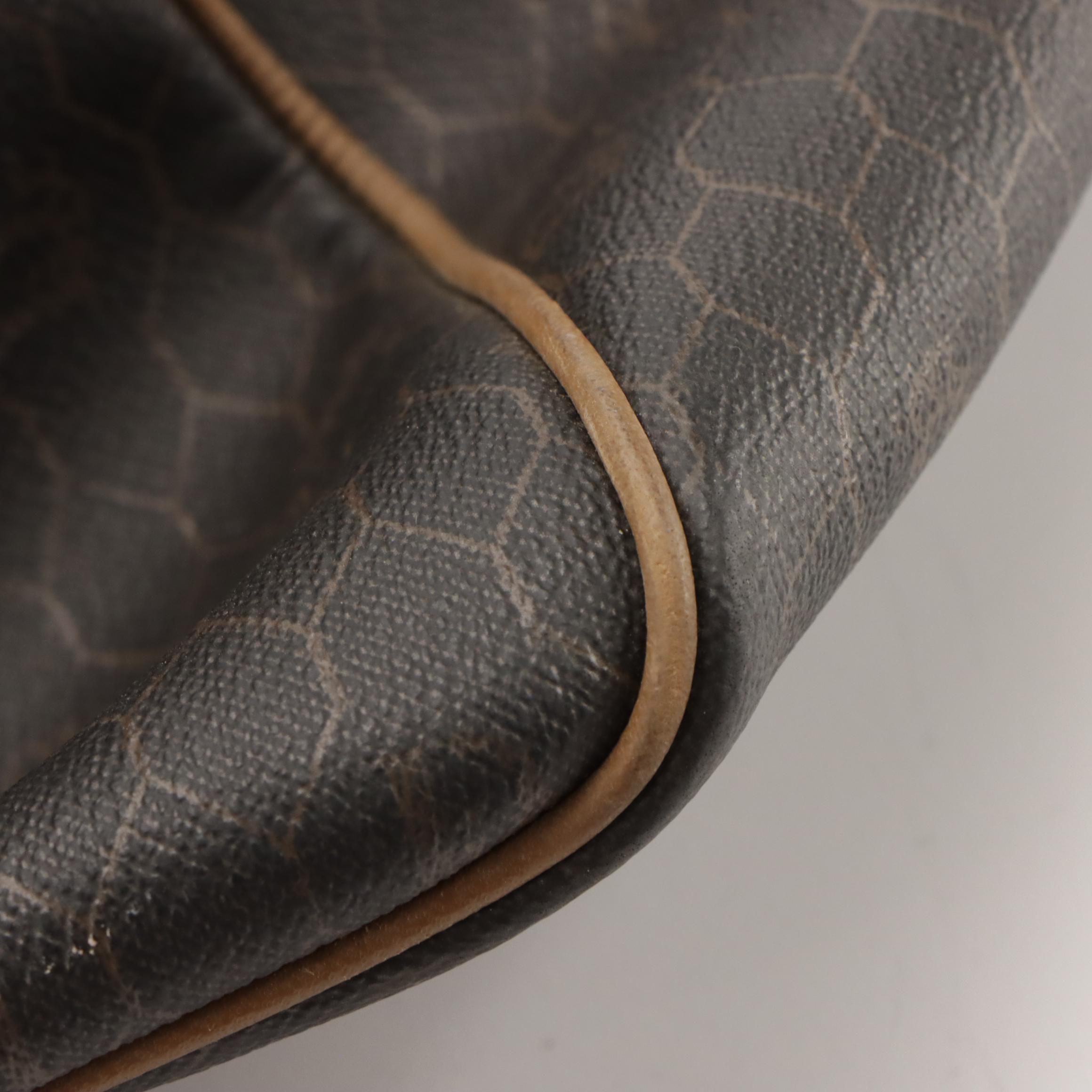 Christian Dior Small Travel Duffle in Logo Honeycomb Coated Canvas