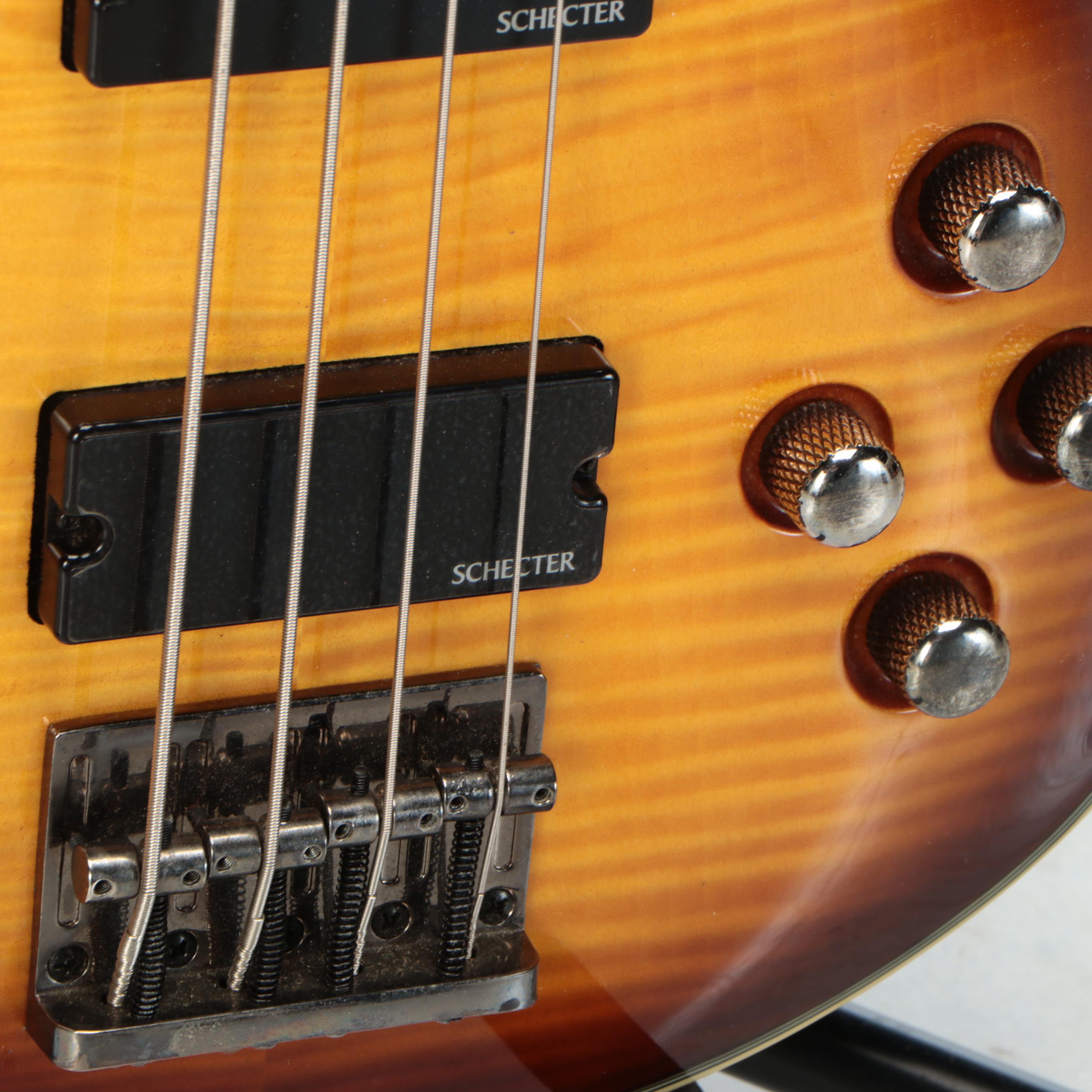 Schecter Diamond Series Sunburst Extreme-4 Electric Bass Guitar