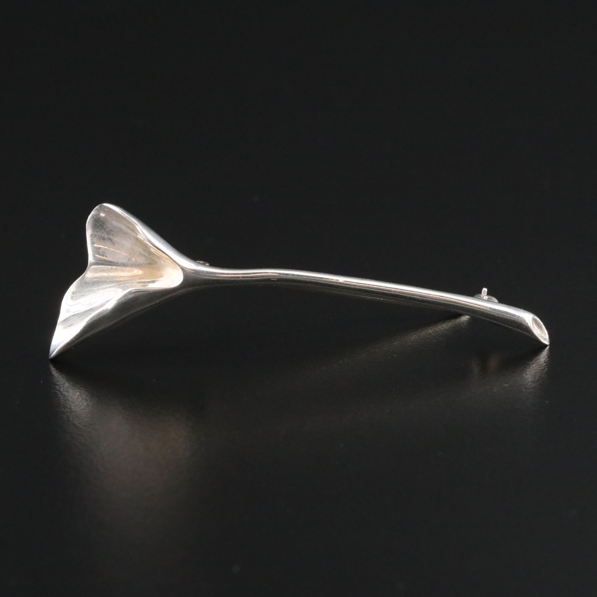 Tiffany & Co. Sterling Gingko Leaf Brooch