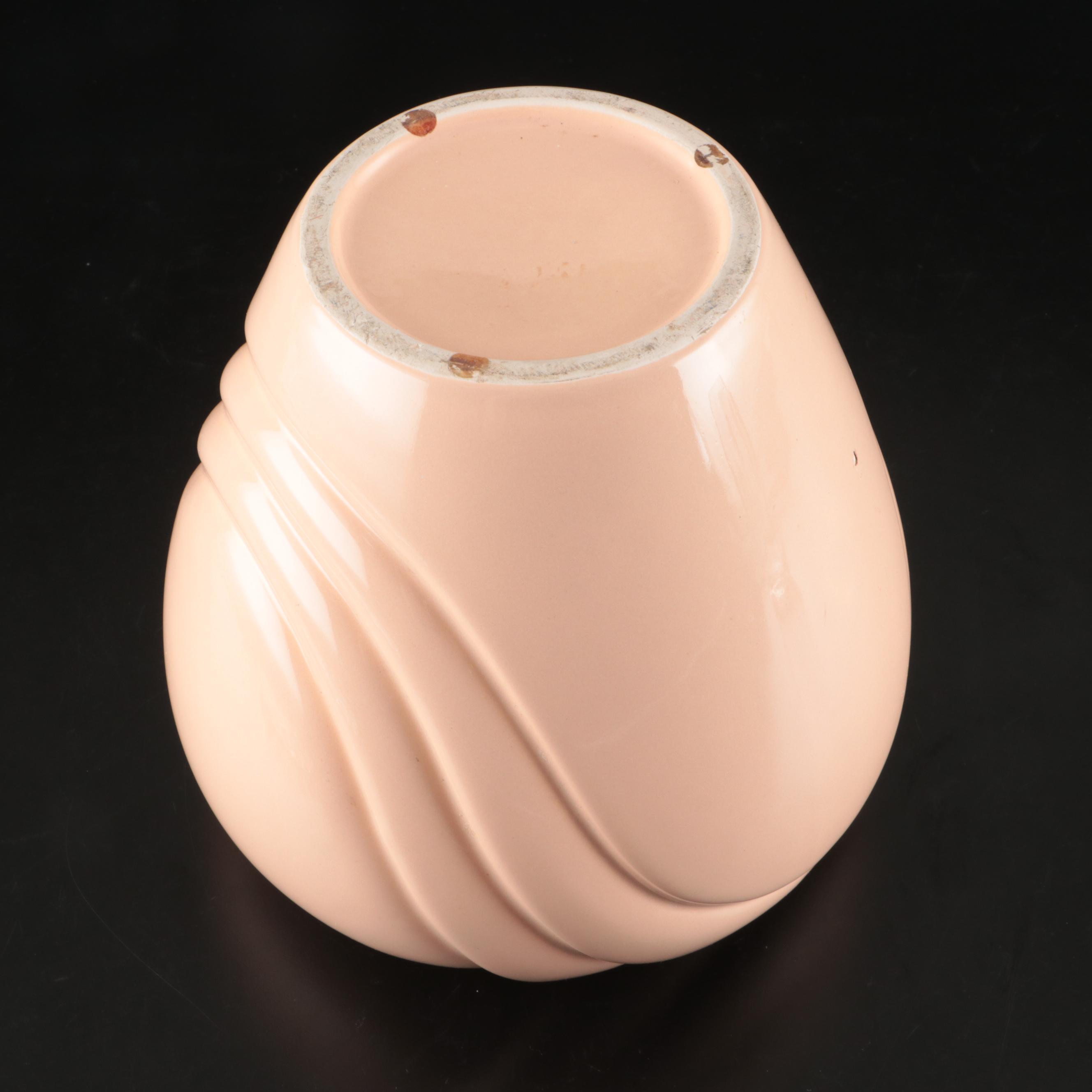 Art Deco Revival Vase with Etched Hummingbird Glass Vase and Leaf Platter