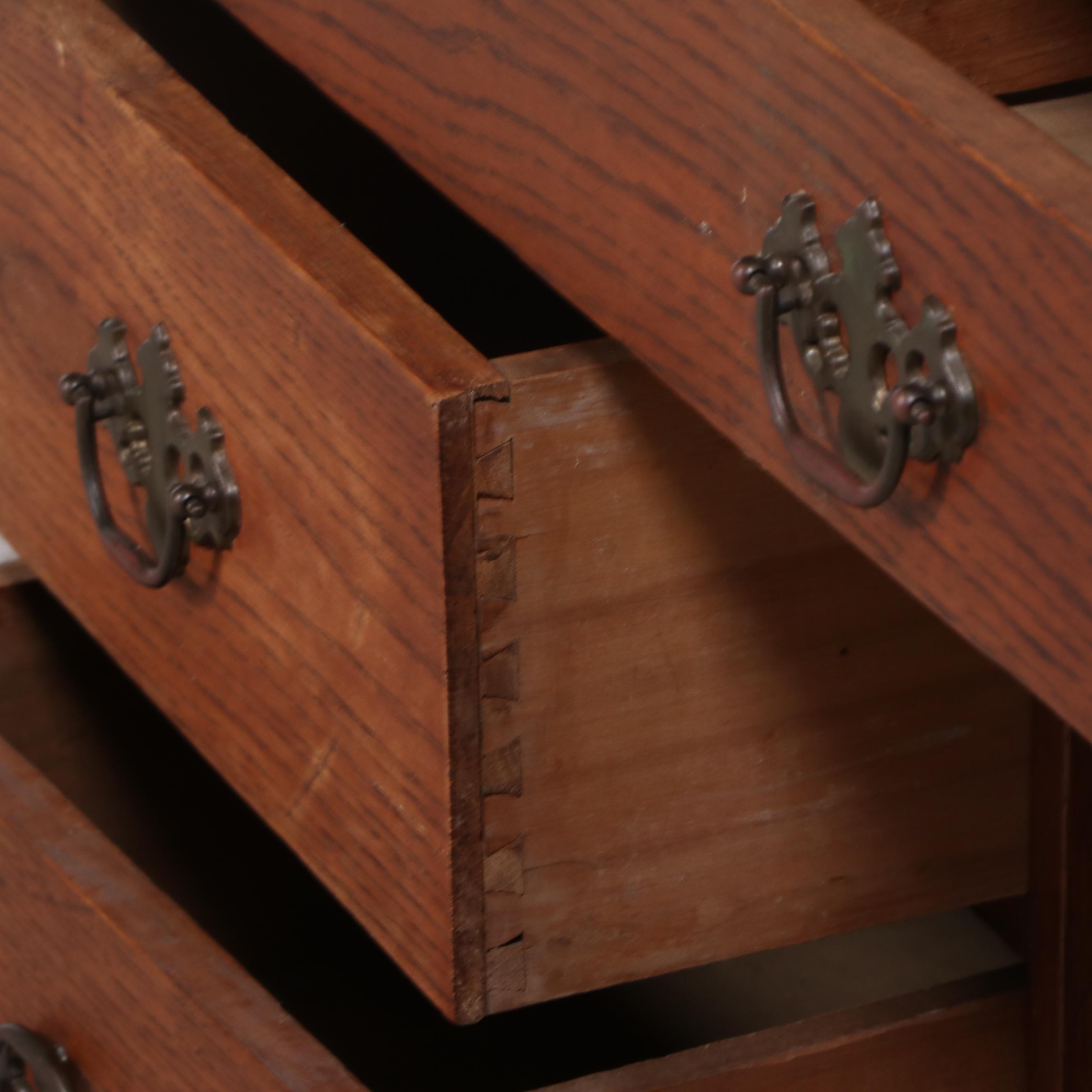 Victorian Style Oak Washstand