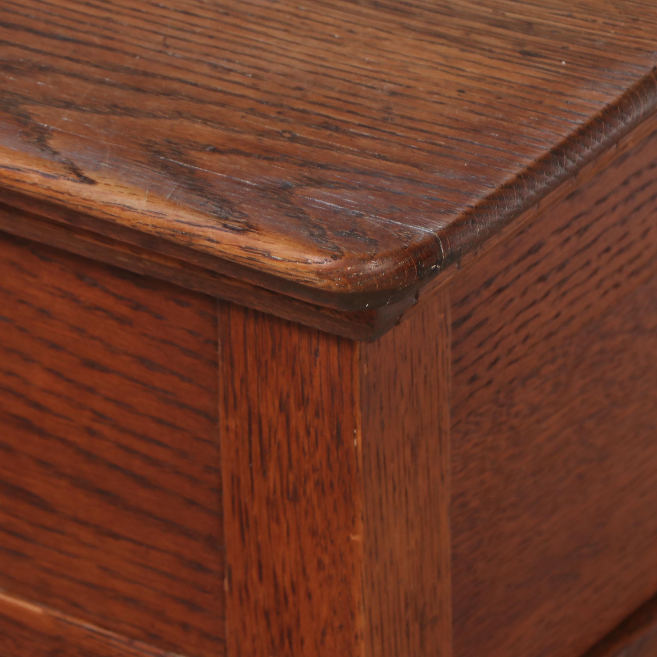 Victorian Style Oak Washstand