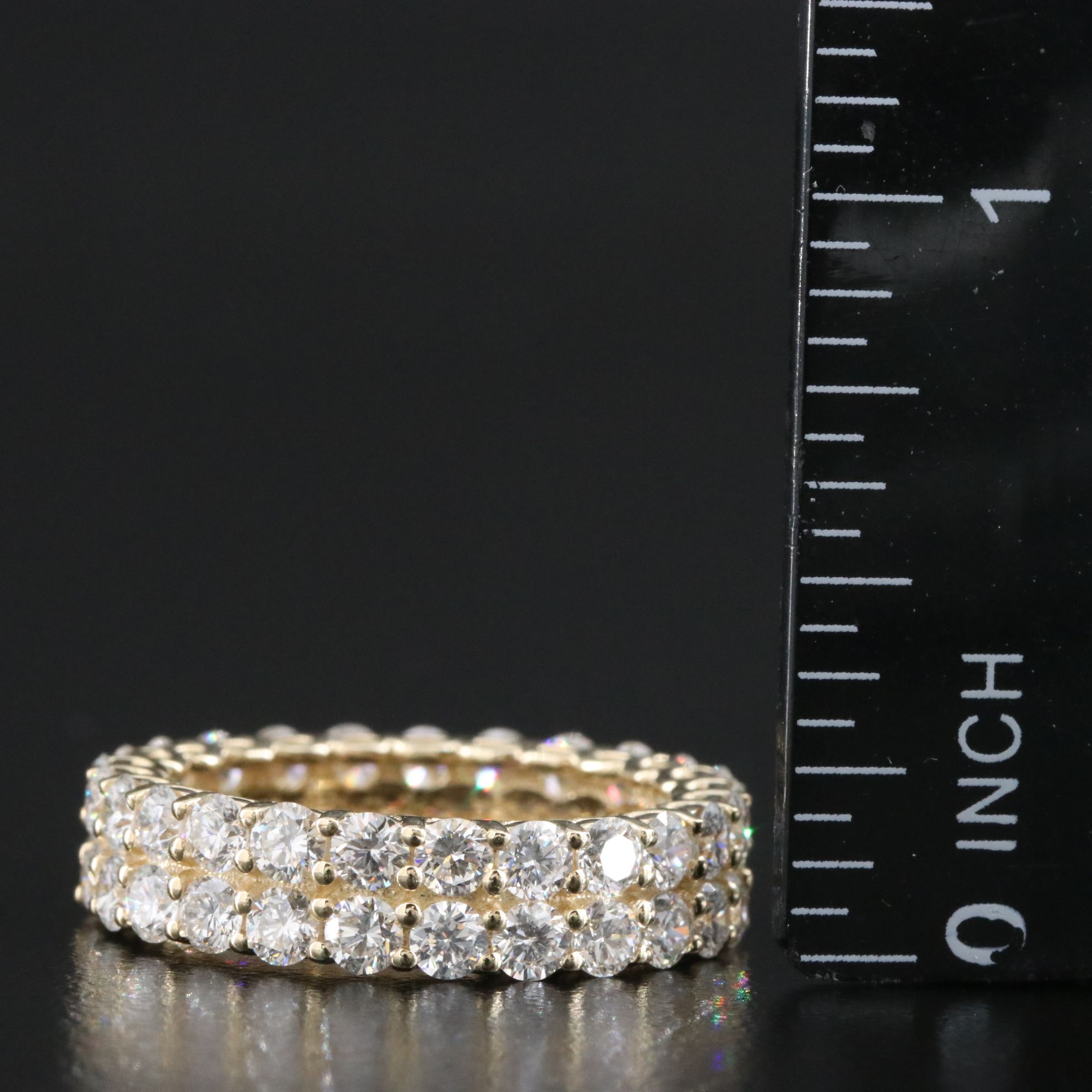 14K 3.60 CTW Lab Grown Diamond Eternity Band
