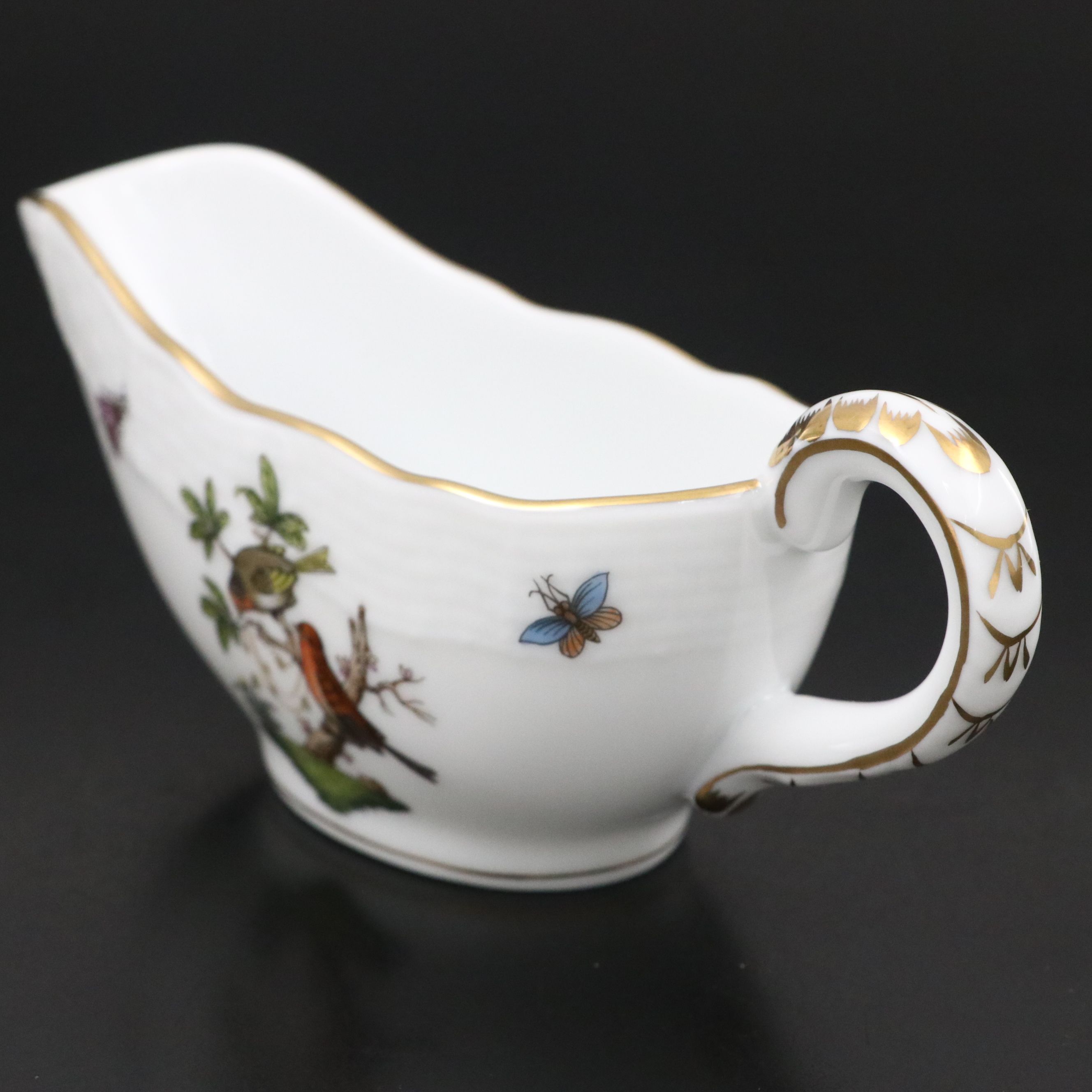 Herend Porcelain "Rothschild Bird" Gravy Boat