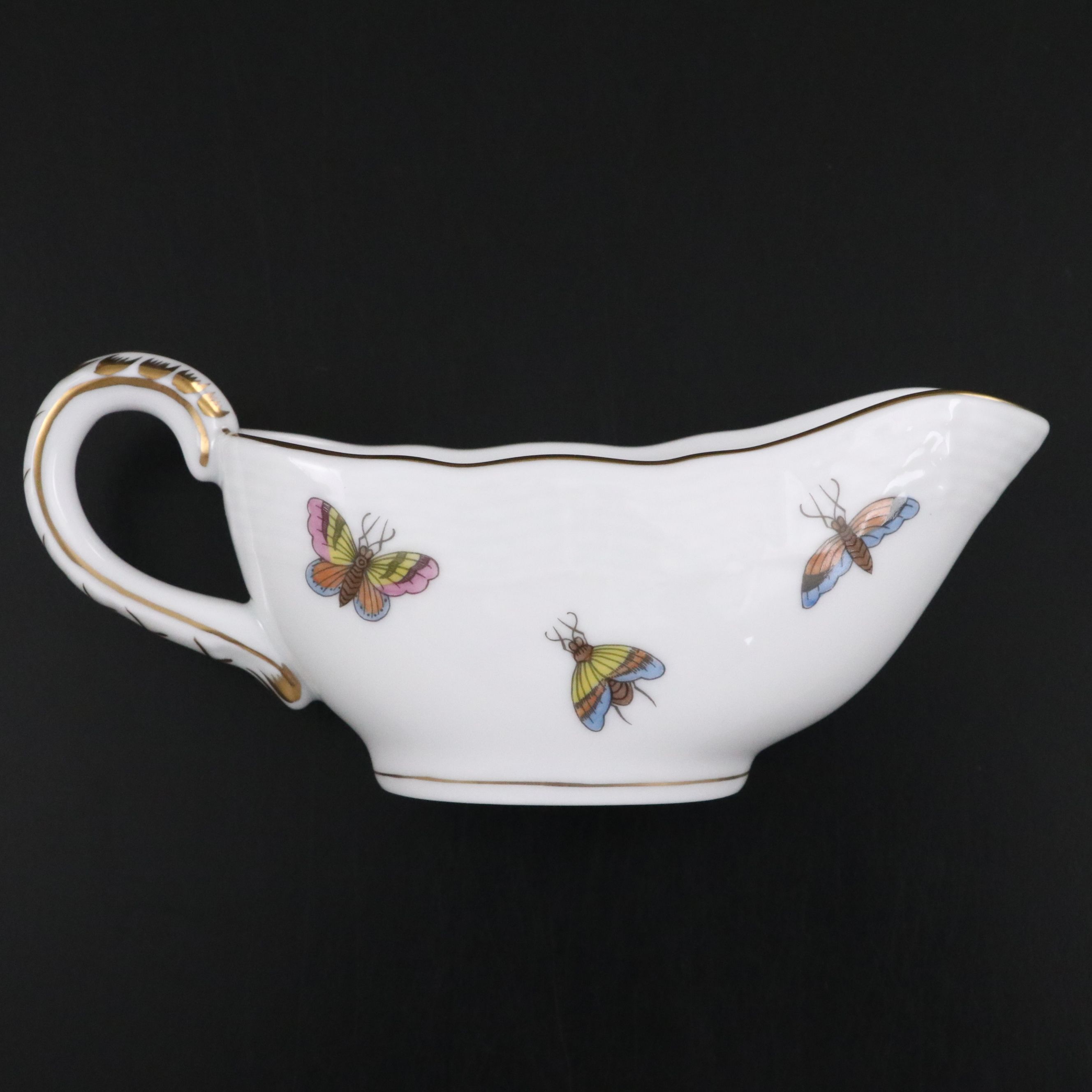 Herend Porcelain "Rothschild Bird" Gravy Boat