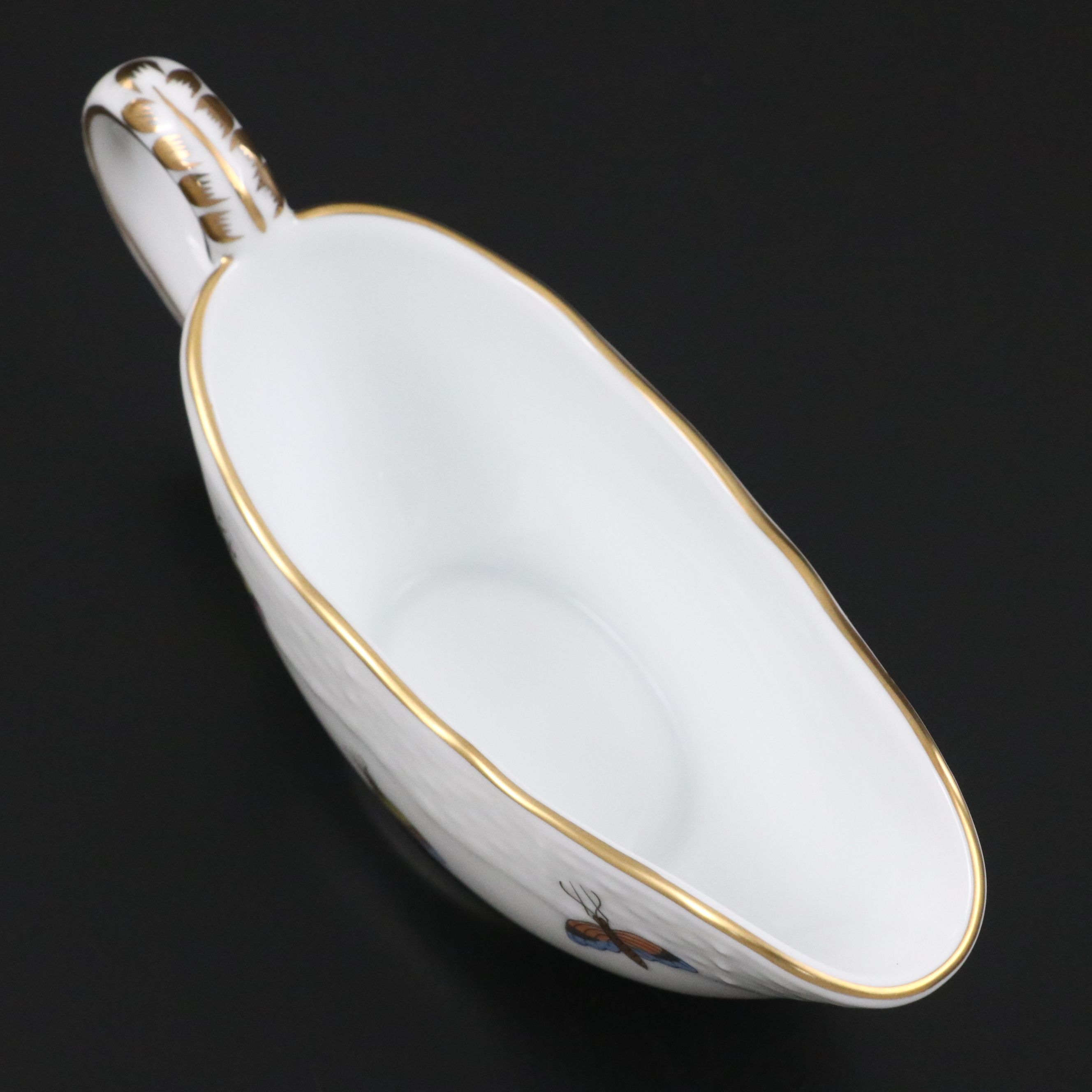 Herend Porcelain "Rothschild Bird" Gravy Boat