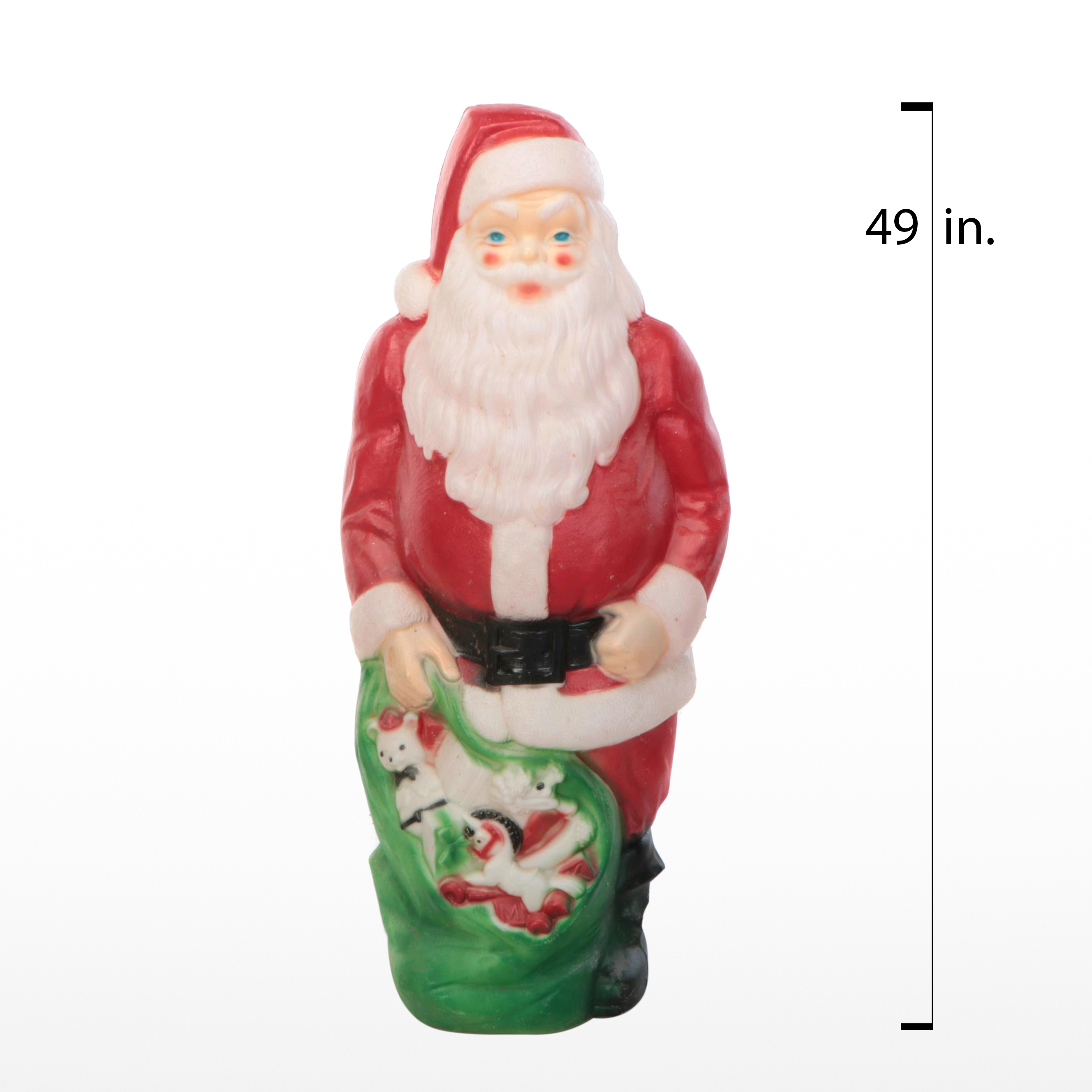 Empire Blow Mold Plastic Santa Outdoor Décor