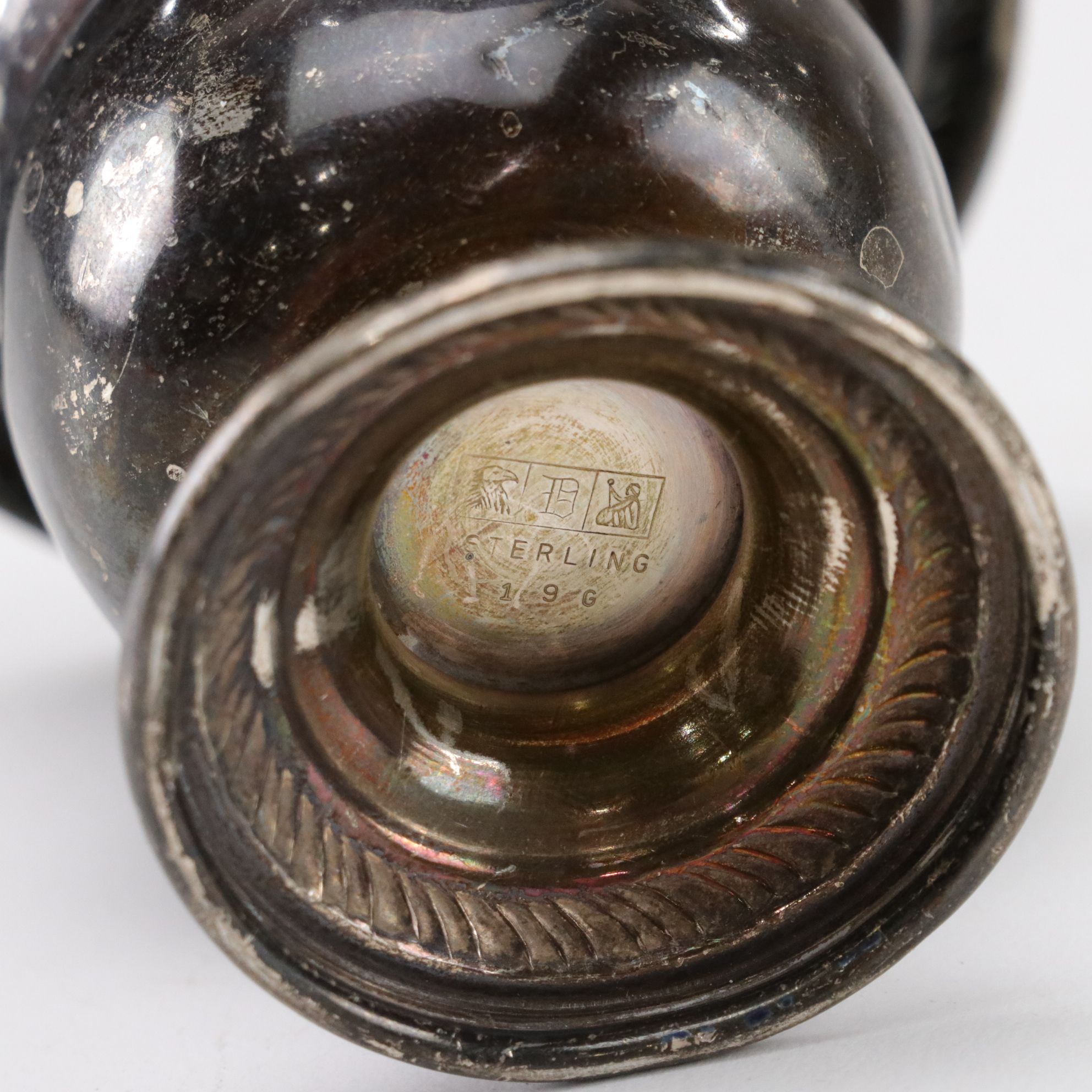 Sterling Silver Cup & Waterford Silver Plate Picture Frame