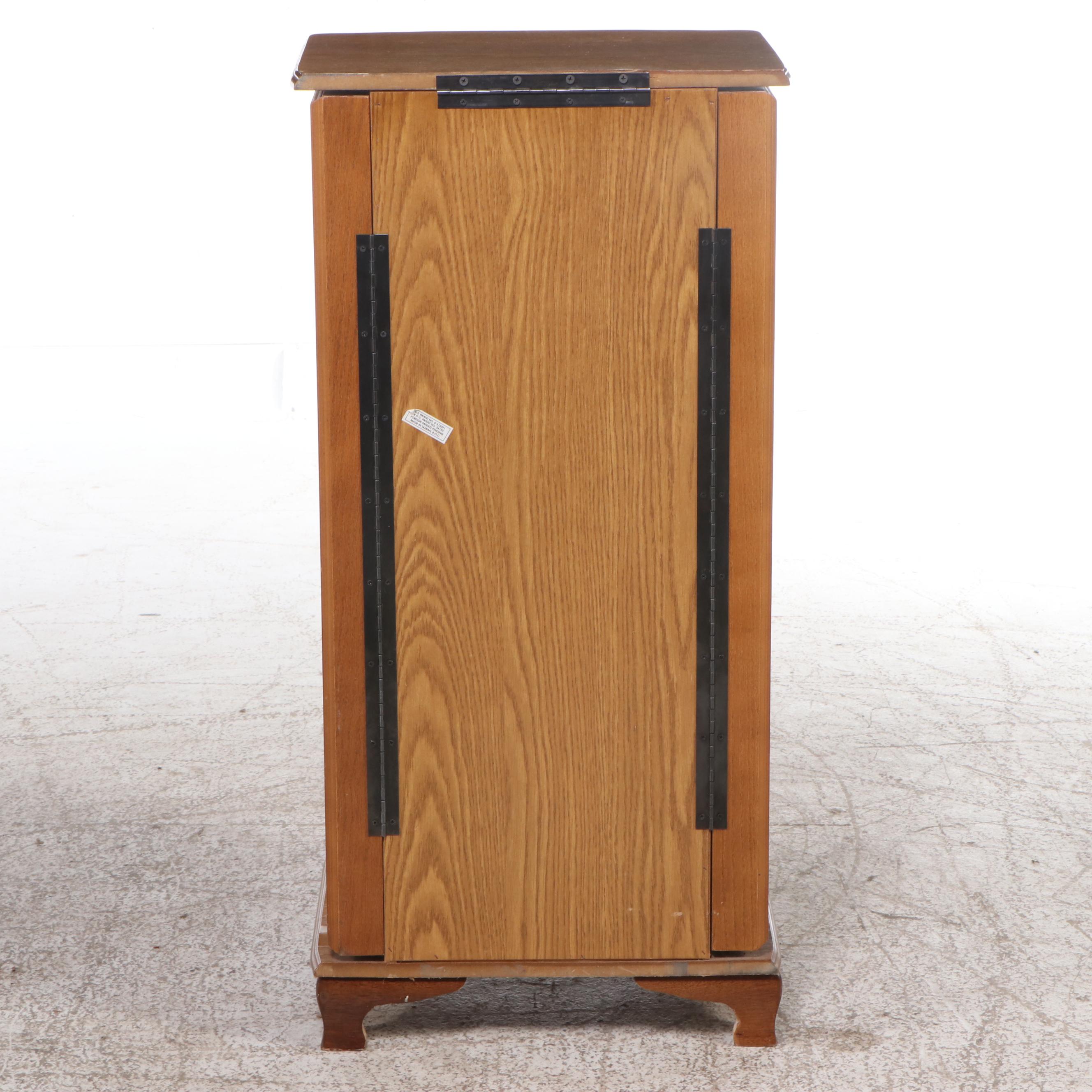 Oak Jewelry Armoire