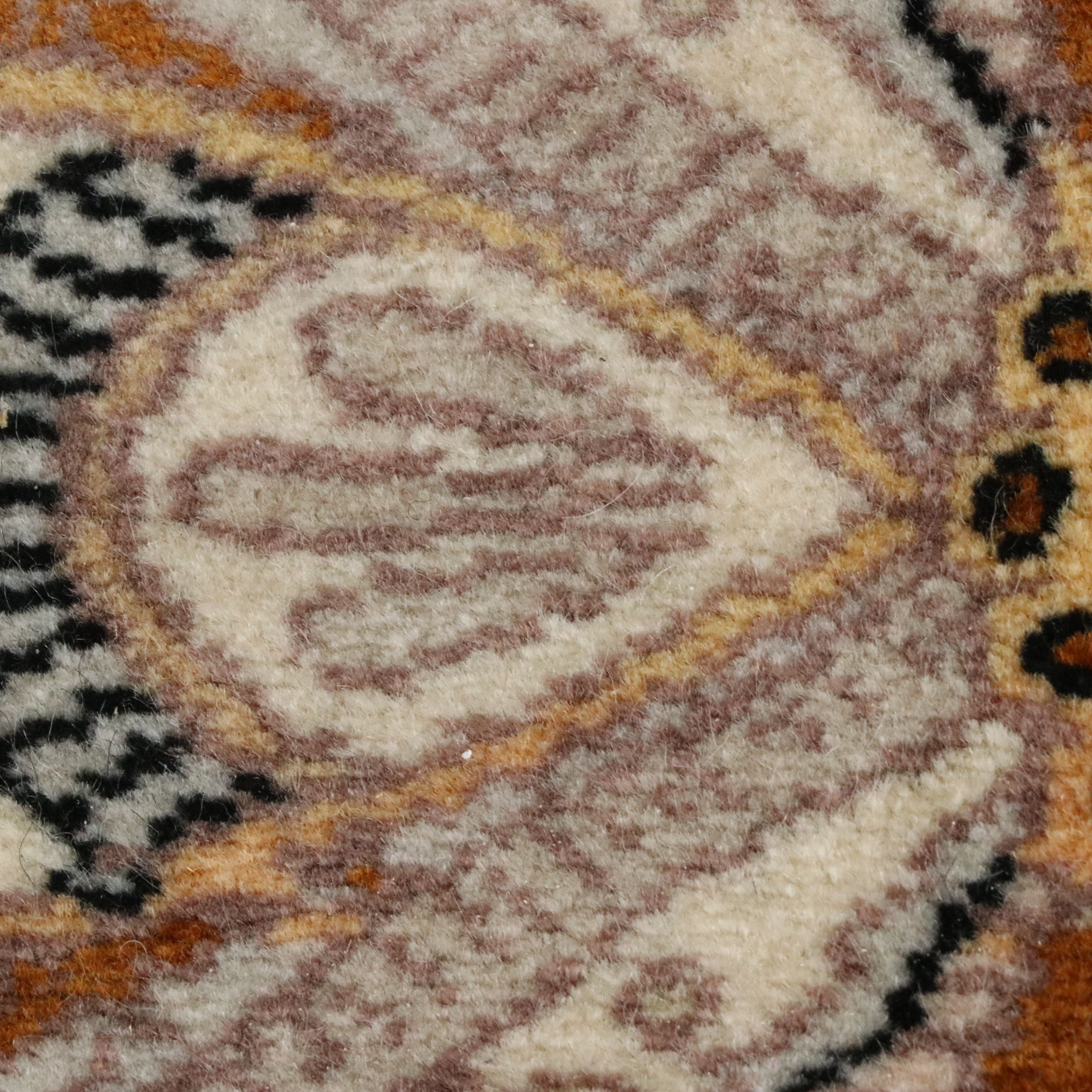 9' x 12'2 Hand-Knotted Pakistani Room-Sized Rug