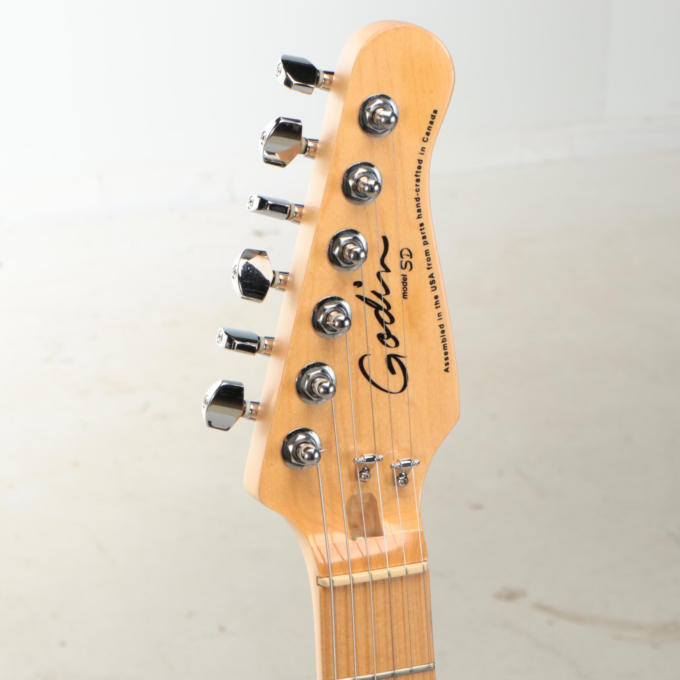 Godin Model SD Solid Body Red Electric Guitar