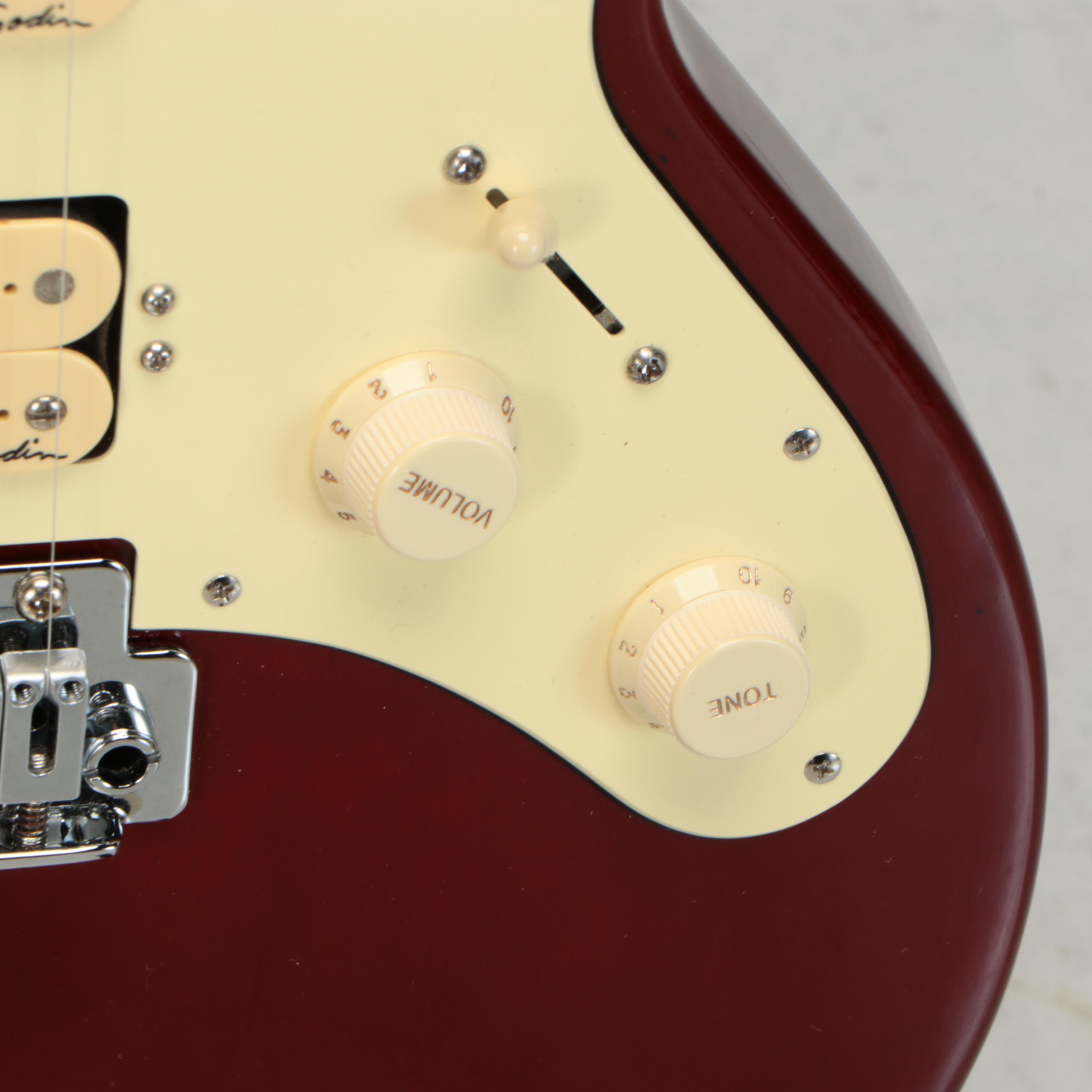 Godin Model SD Solid Body Red Electric Guitar