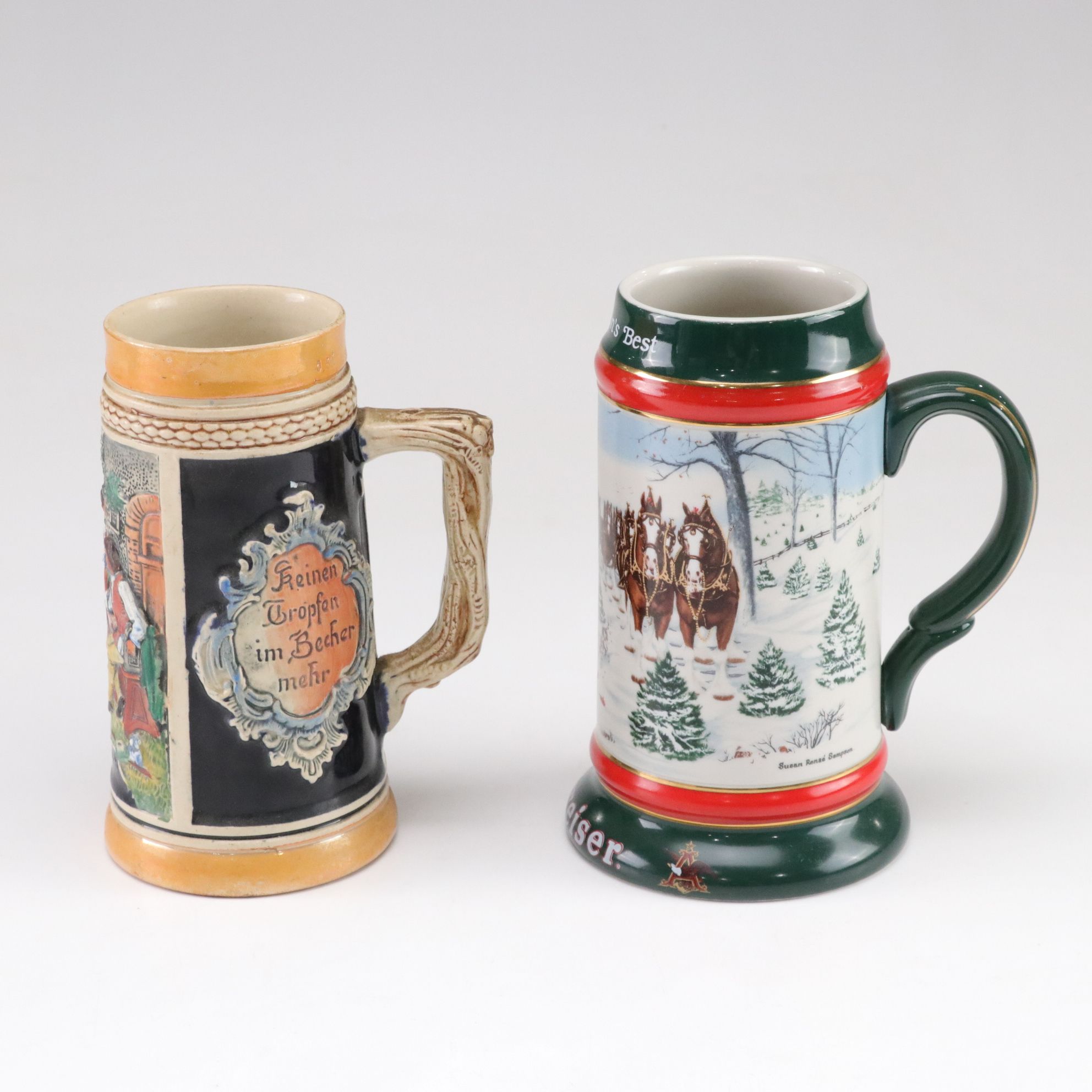 Budweiser "The Season's Best" Stein & Other Drinkware