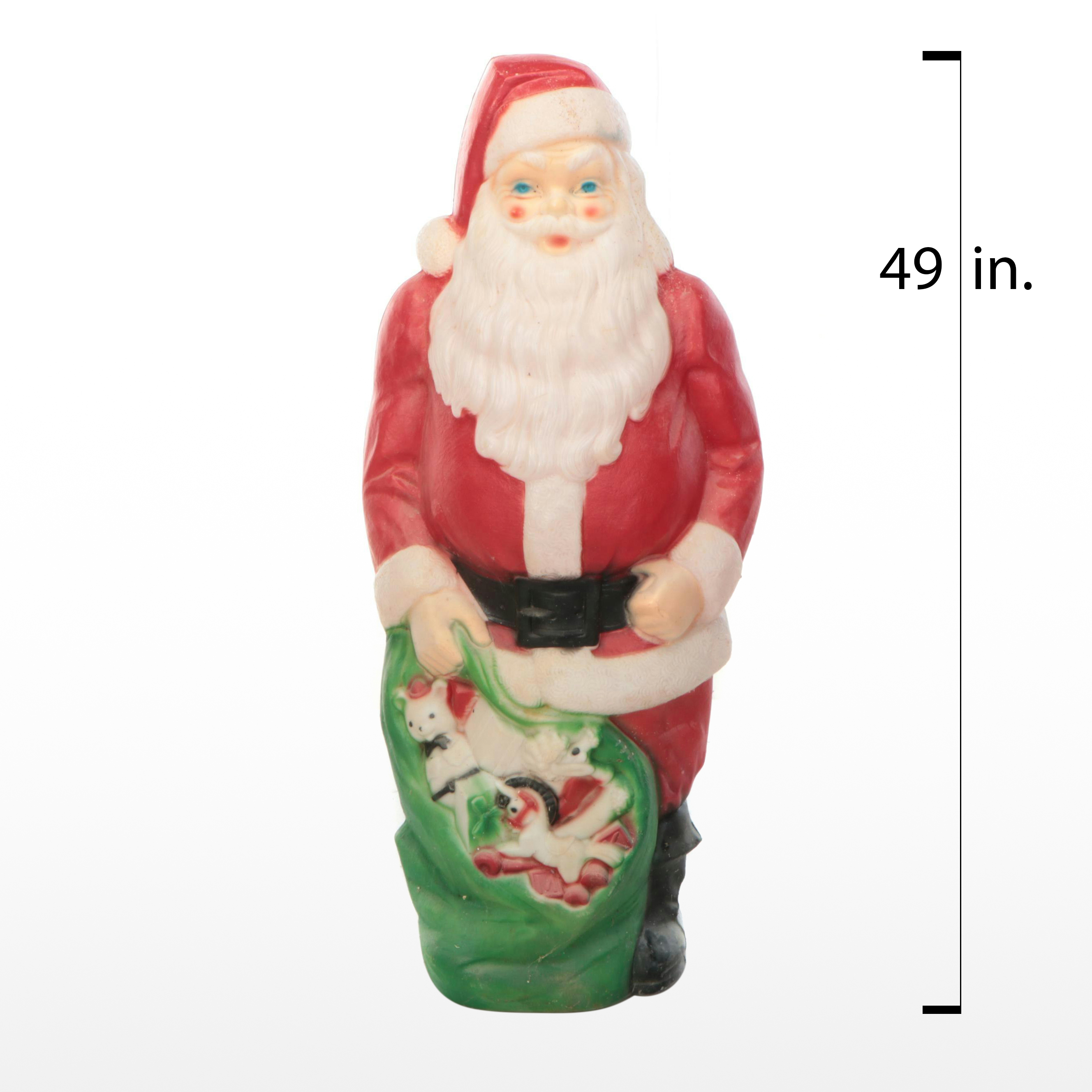 Empire Blow Mold Plastic Santa Outdoor Décor