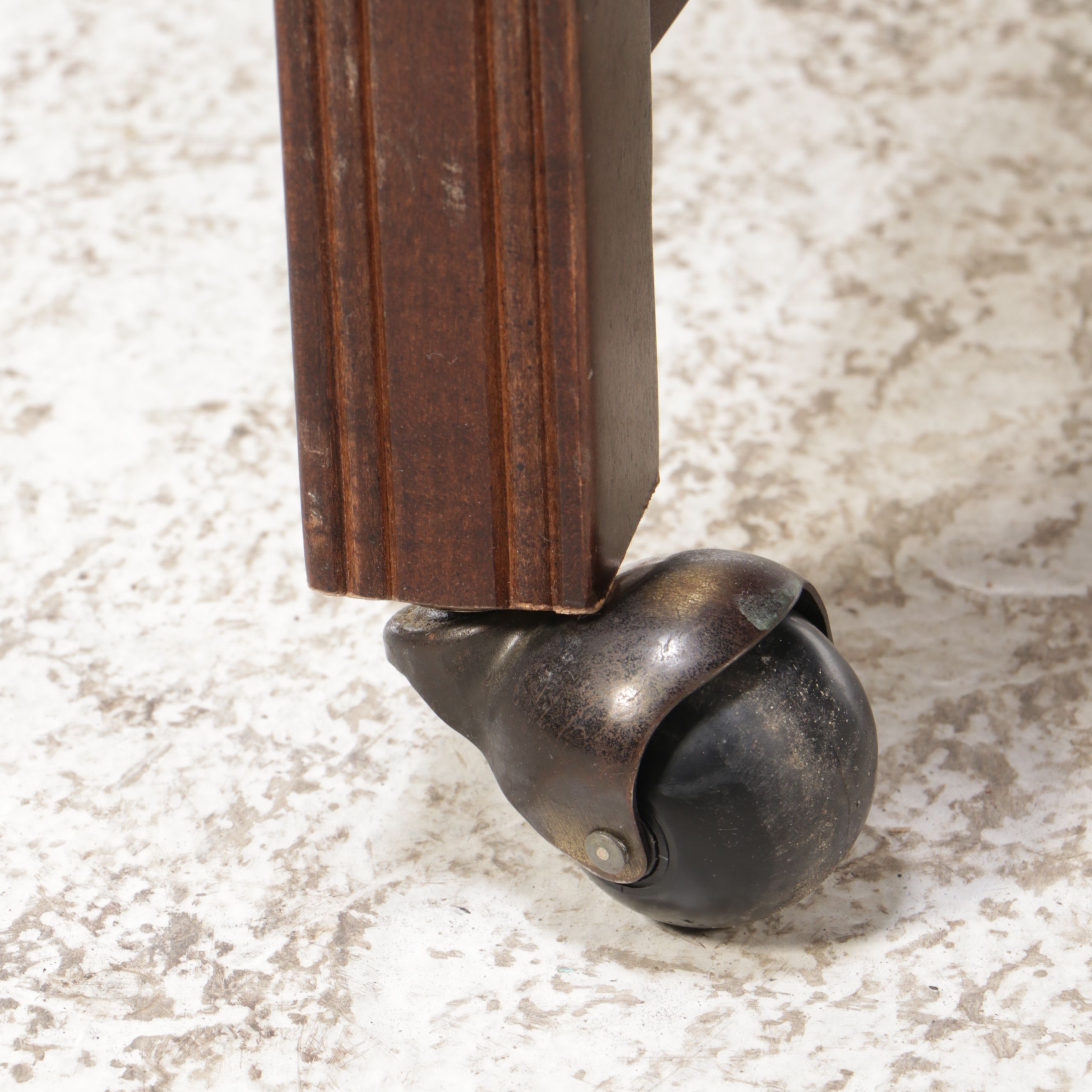Pair of Chippendale Style Custom Upholstered Armchairs on Casters, Late 20th C.