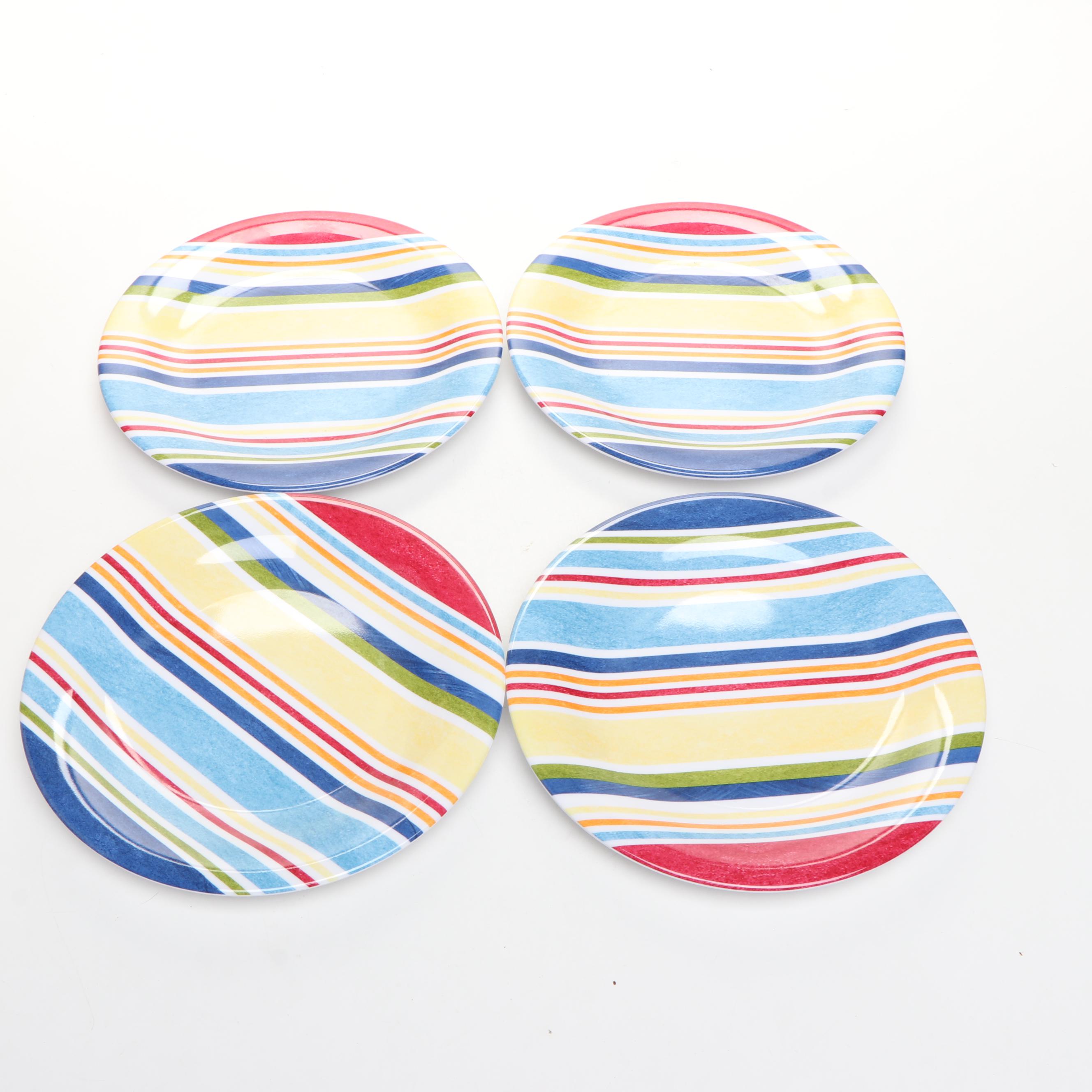 Longaberger Picnic Basket with Cups, Stoppers, Bowls, Plates, Tray and Utensils