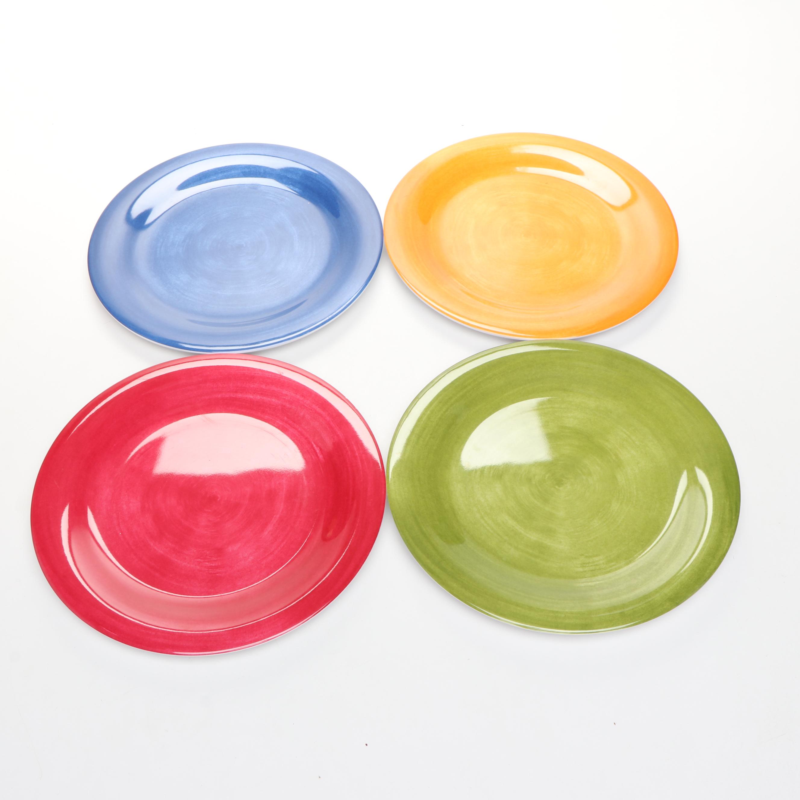 Longaberger Picnic Basket with Cups, Stoppers, Bowls, Plates, Tray and Utensils