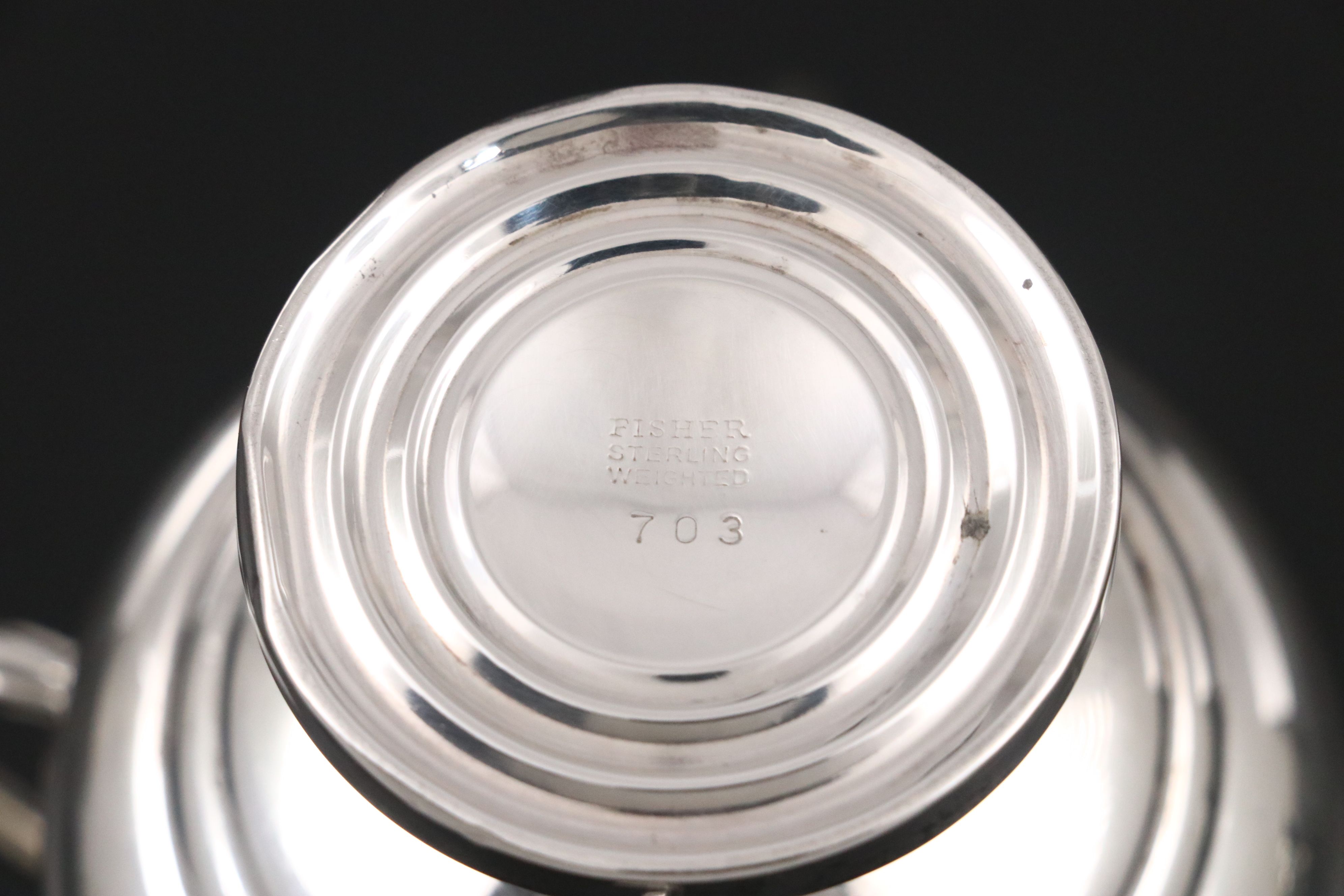 Whiting Sterling Silver Compote with Cream and Sugar Bowls and More