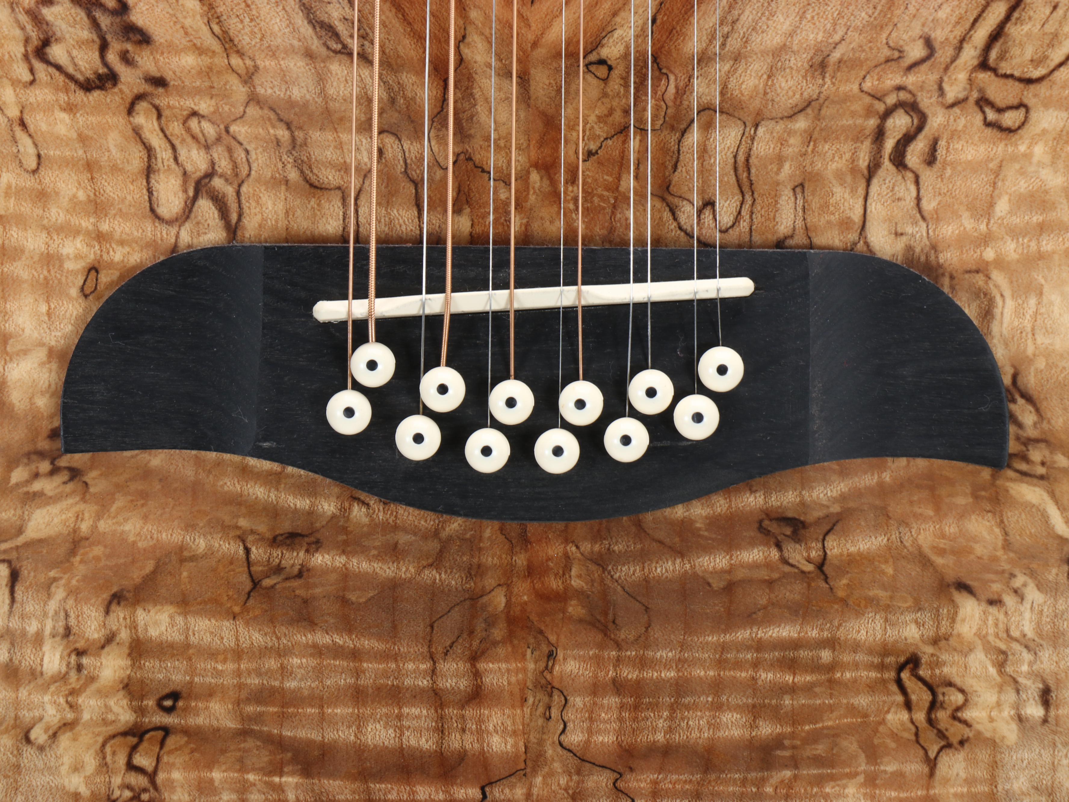 Oscar Schmidt for Washburn Spalted Maple Electric Acoustic Guitar