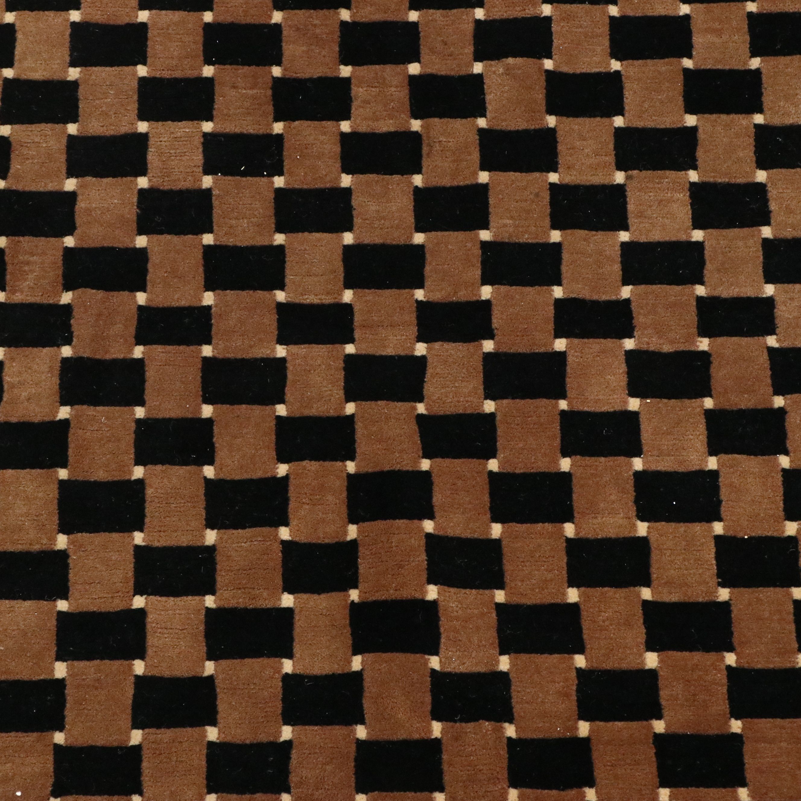 8'1 x 9'11 Hand-Knotted Nepalese Modern Area Rug