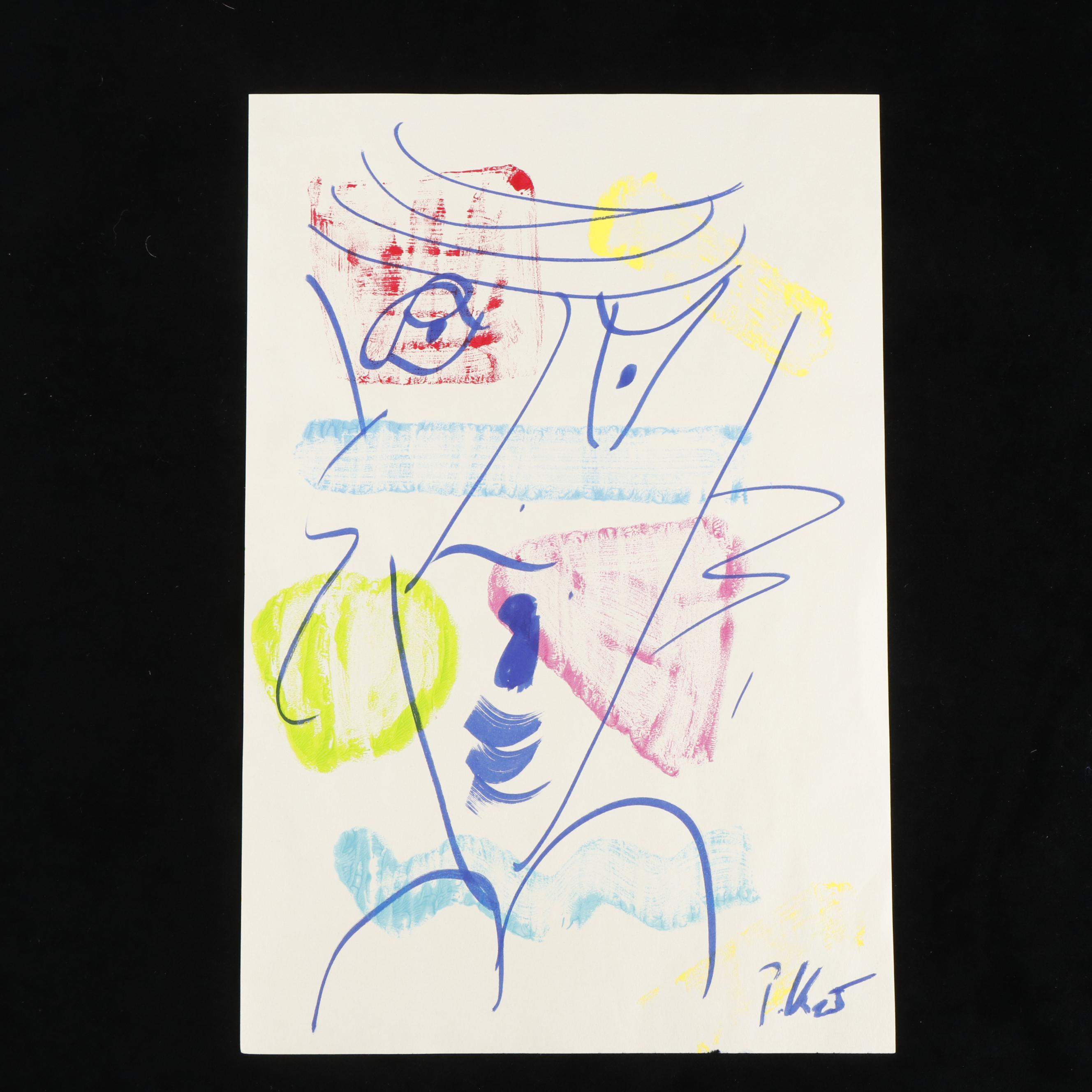 Peter Keil Abstract Acrylic Portrait