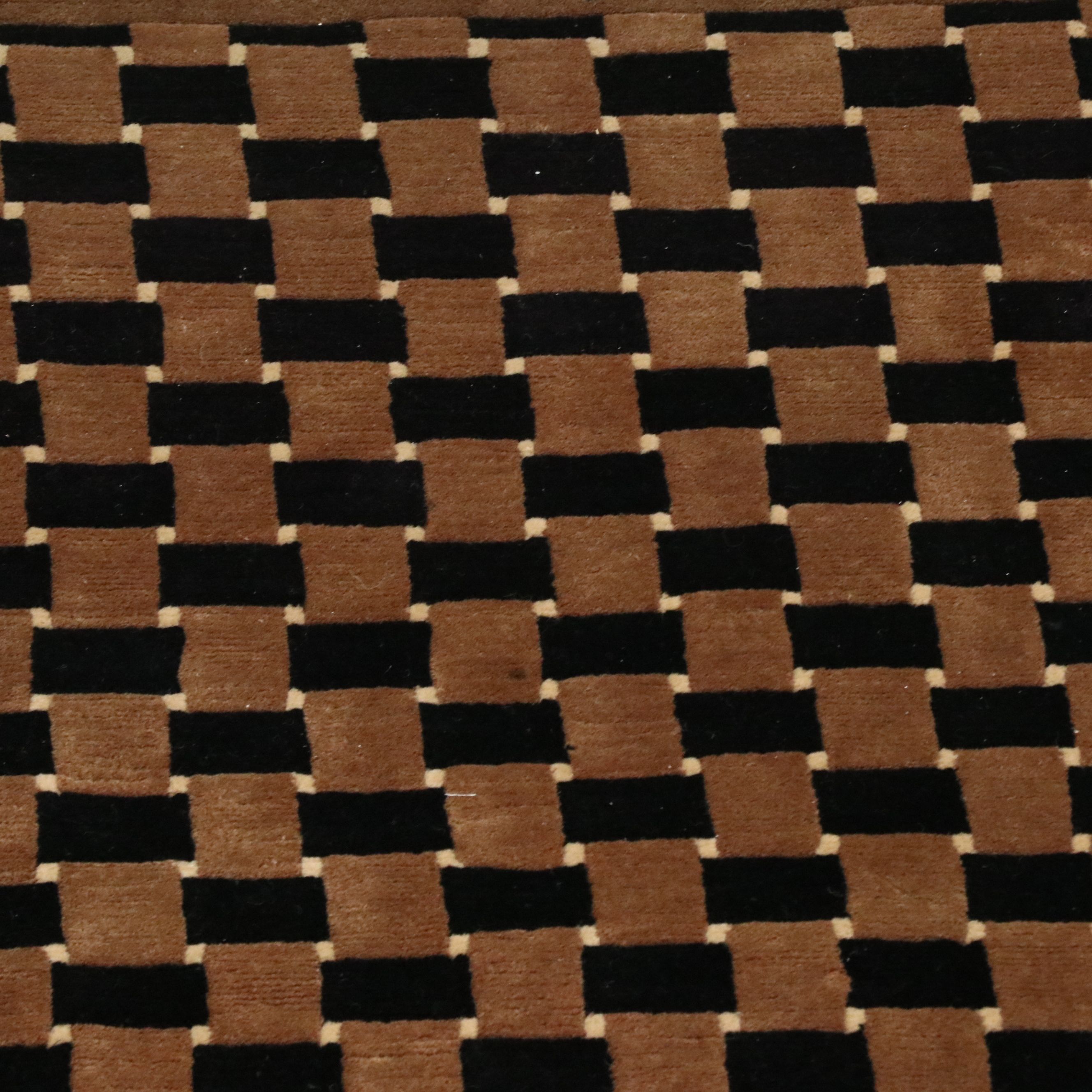 8'1 x 9'11 Hand-Knotted Nepalese Modern Area Rug