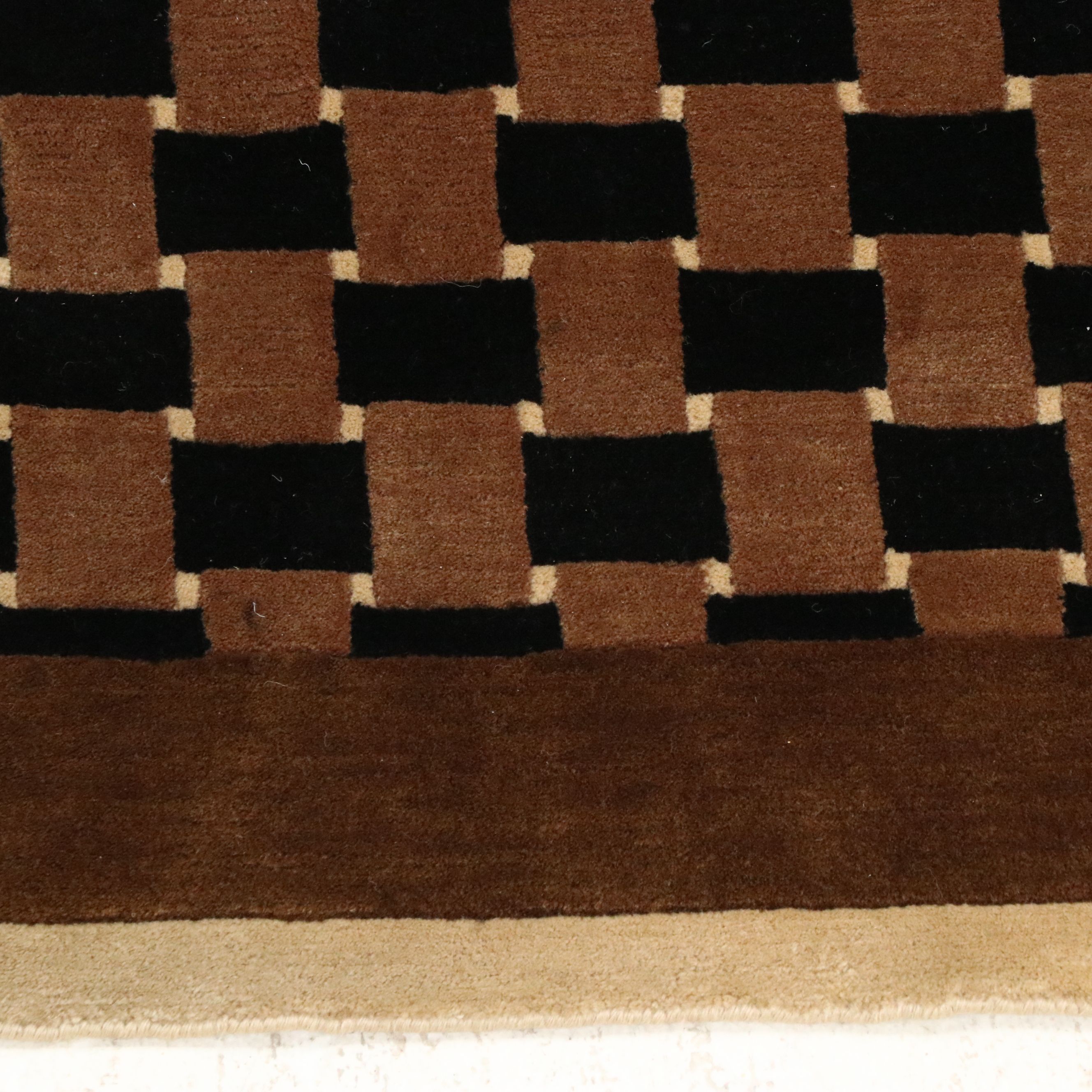 8'1 x 9'11 Hand-Knotted Nepalese Modern Area Rug