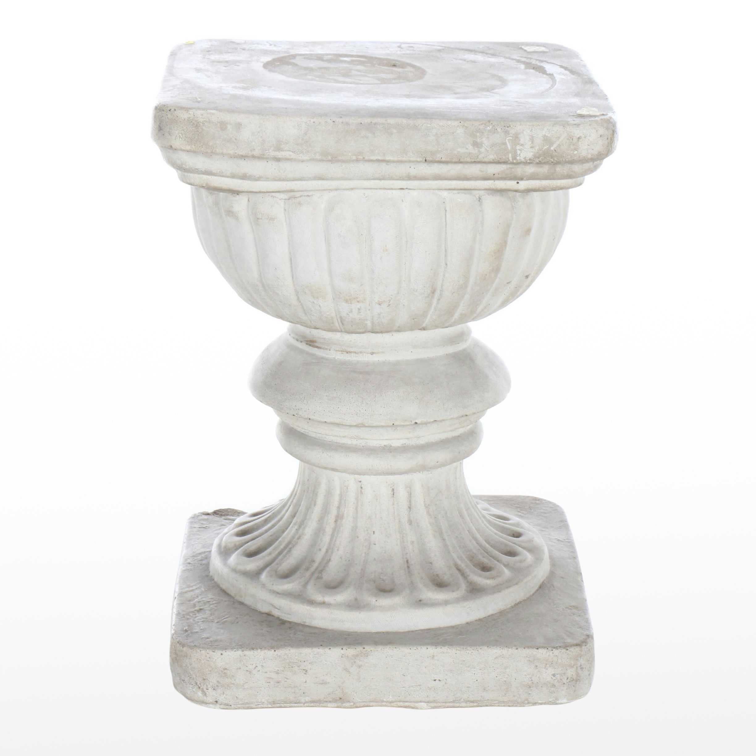 Neoclassical Style Stone Garden Seat