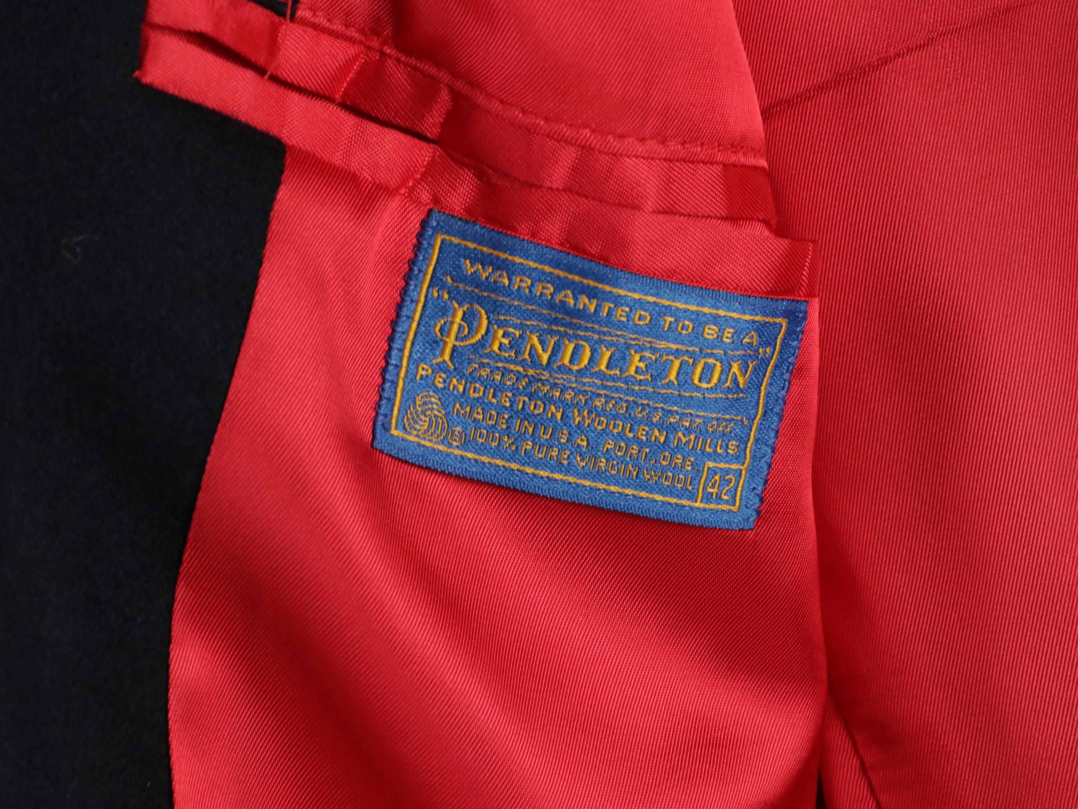 Men's Burberrys Herringbone Camel Hair Blazer, Pendleton Navy Wool Coat & More