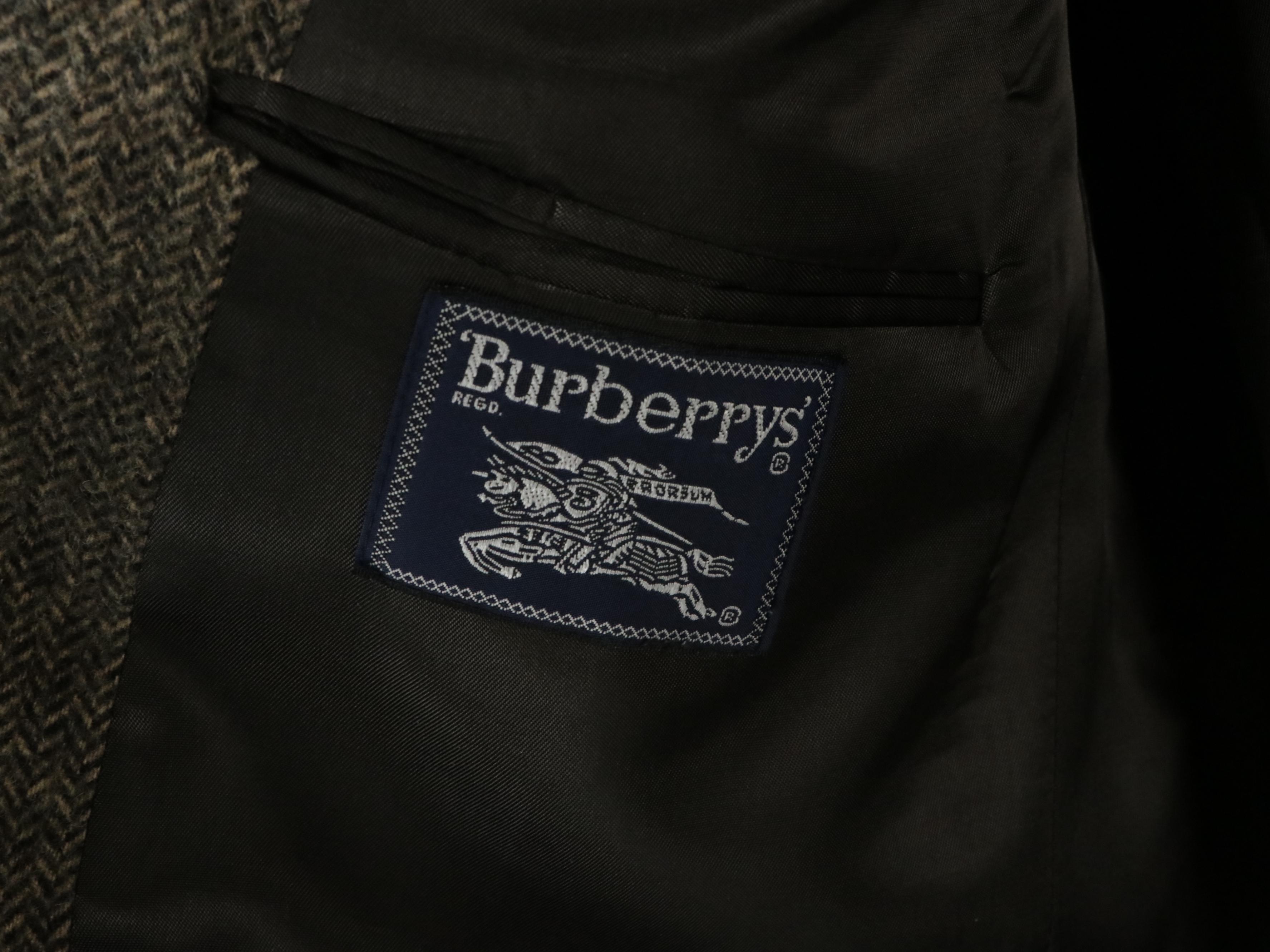 Men's Burberrys Herringbone Camel Hair Blazer, Pendleton Navy Wool Coat & More